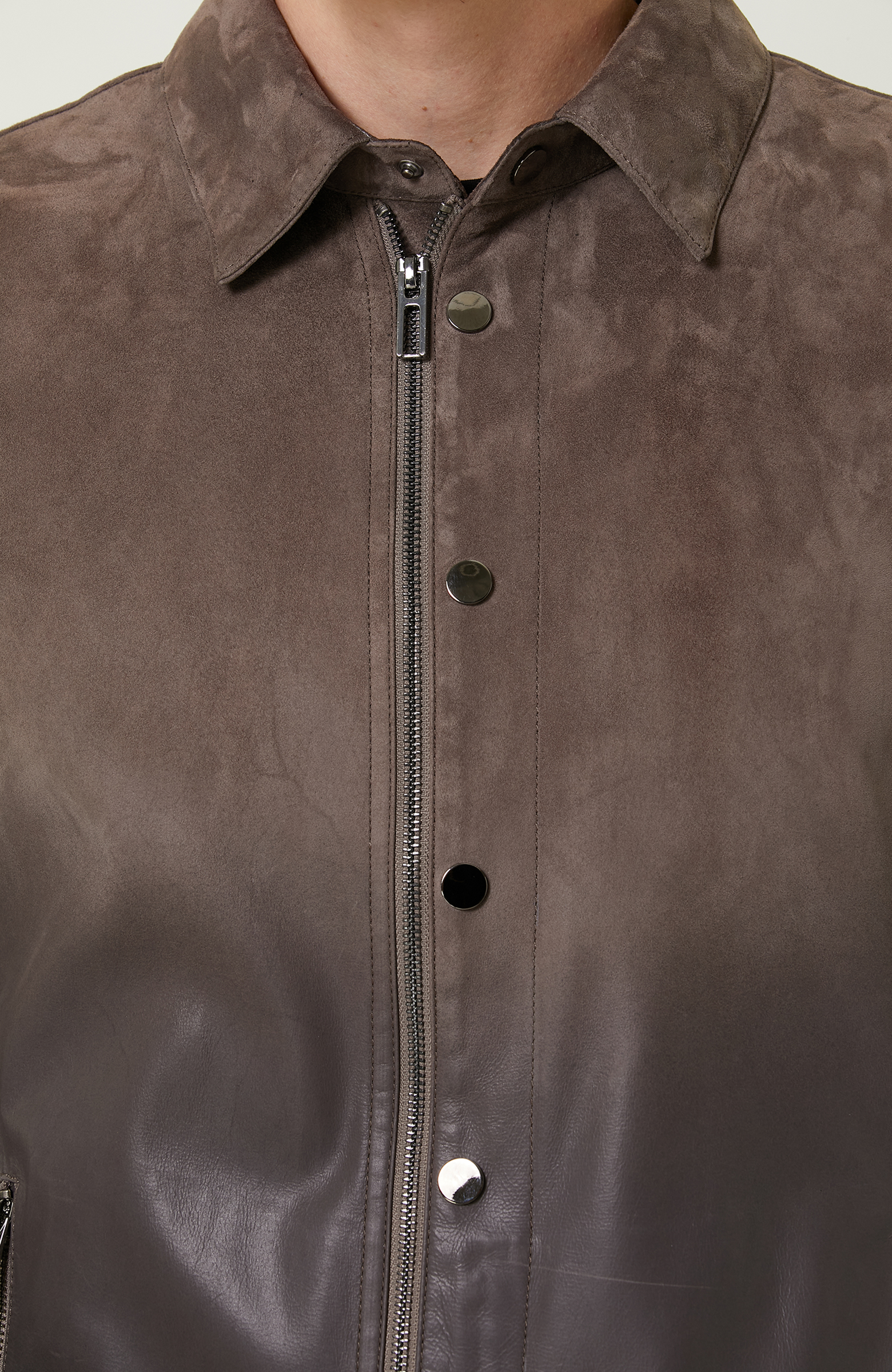 Vizon Süet Deri Mont