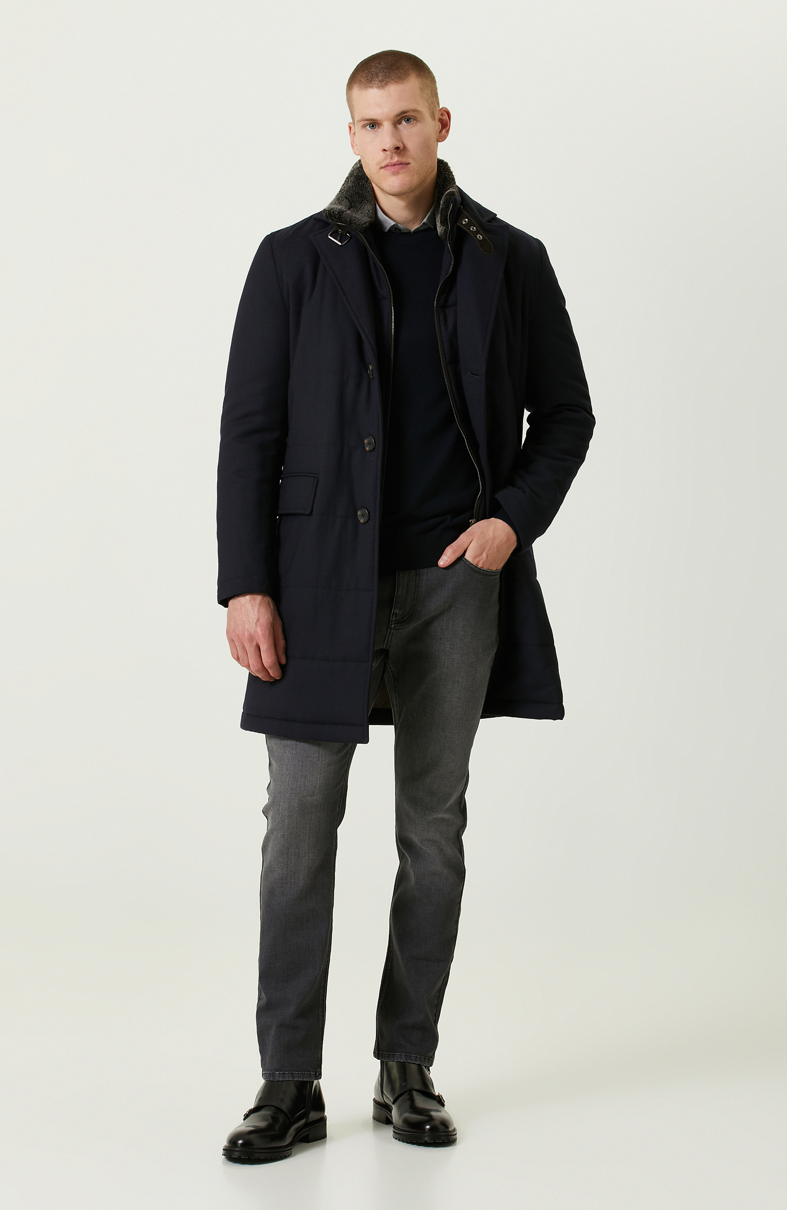 5 Cepli Denim Siyah Pantolon