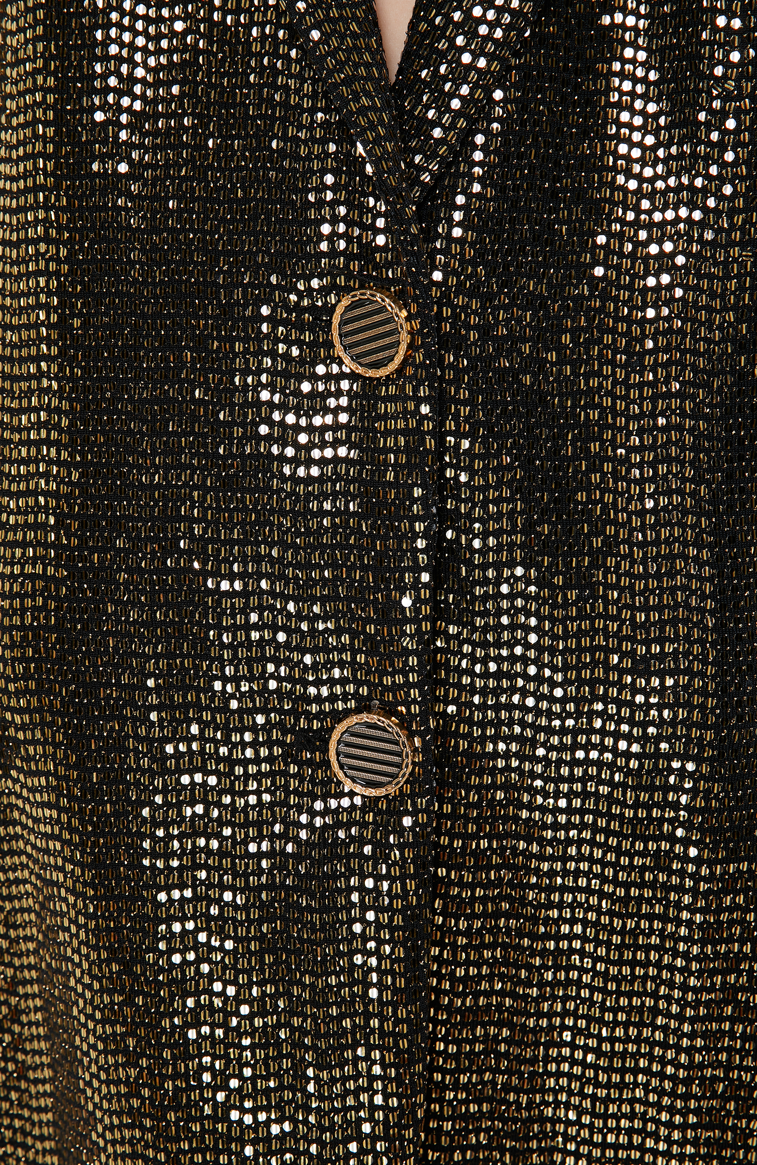 Siyah Gold  Payetli Ceket