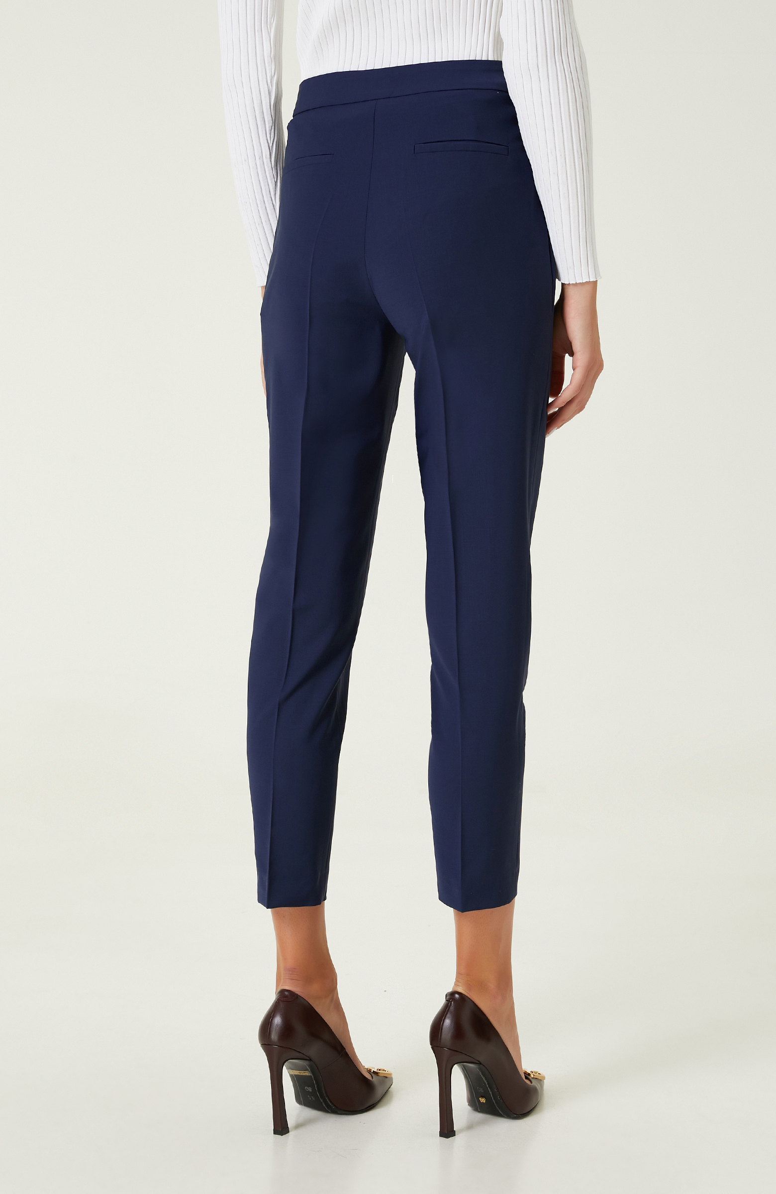 Lacivert Düz Kesim Pantolon