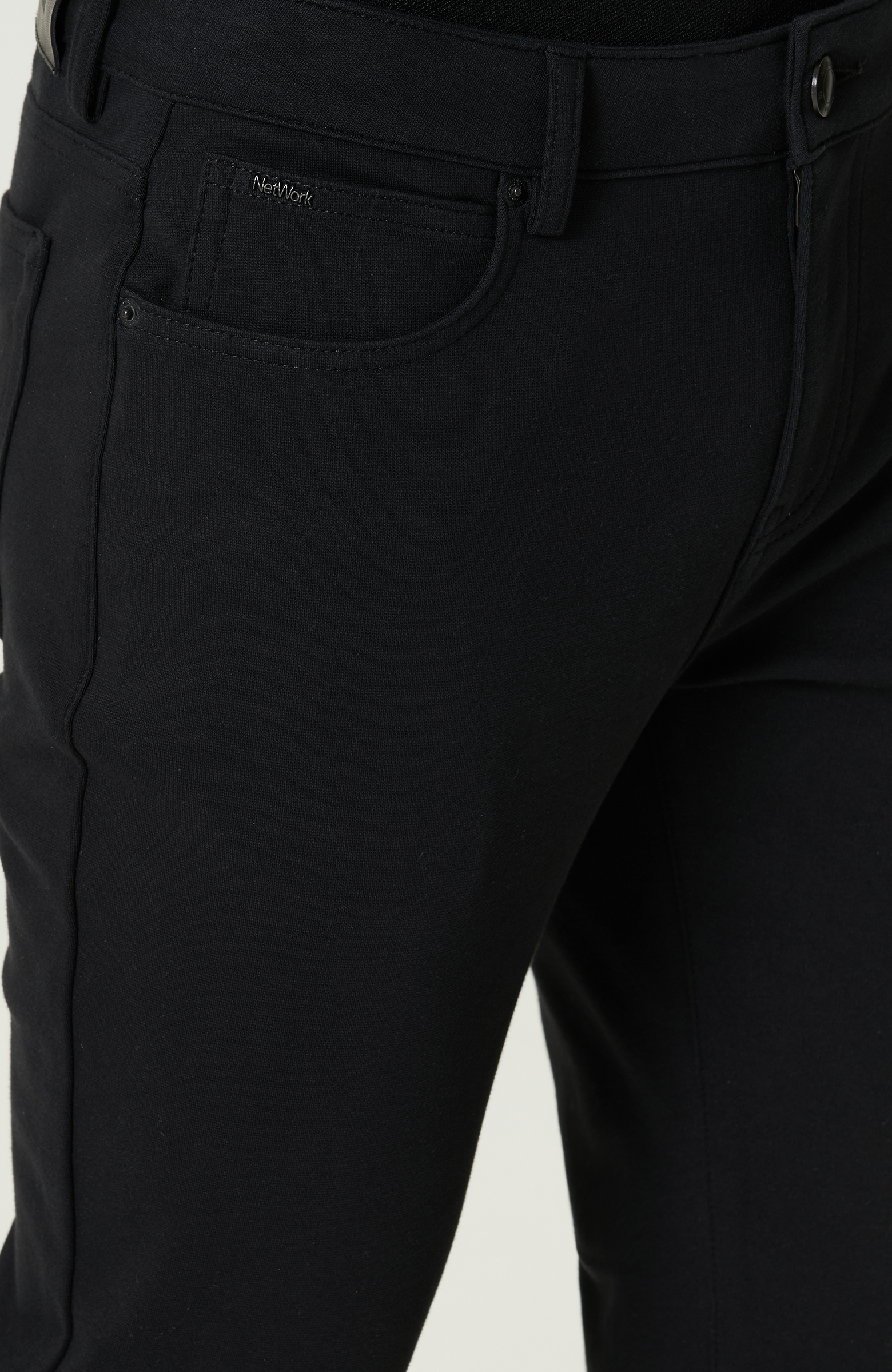 N-Tech Düz Paça Siyah Pantolon