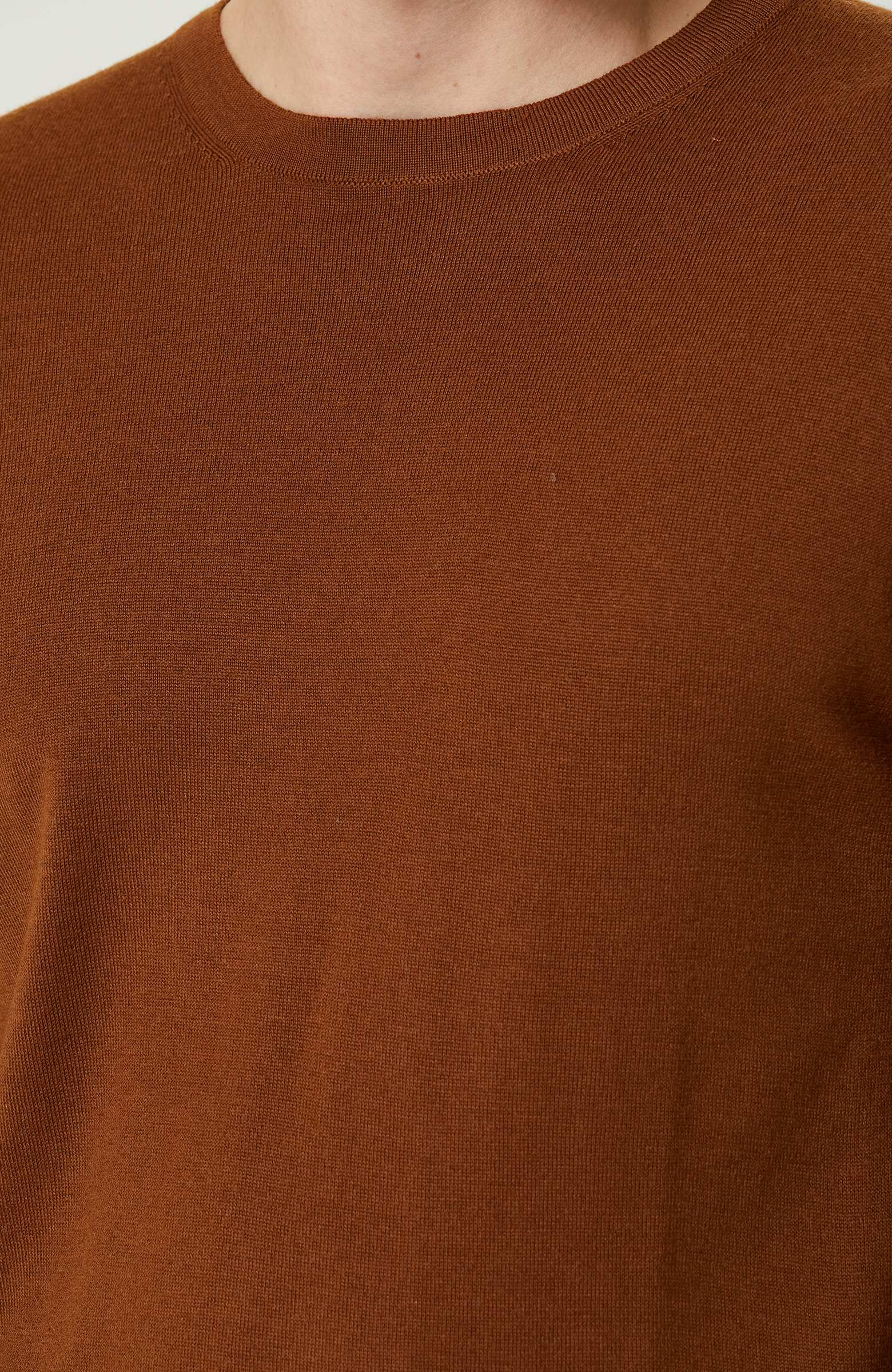 Karamel Bisiklet Yaka Triko Kazak