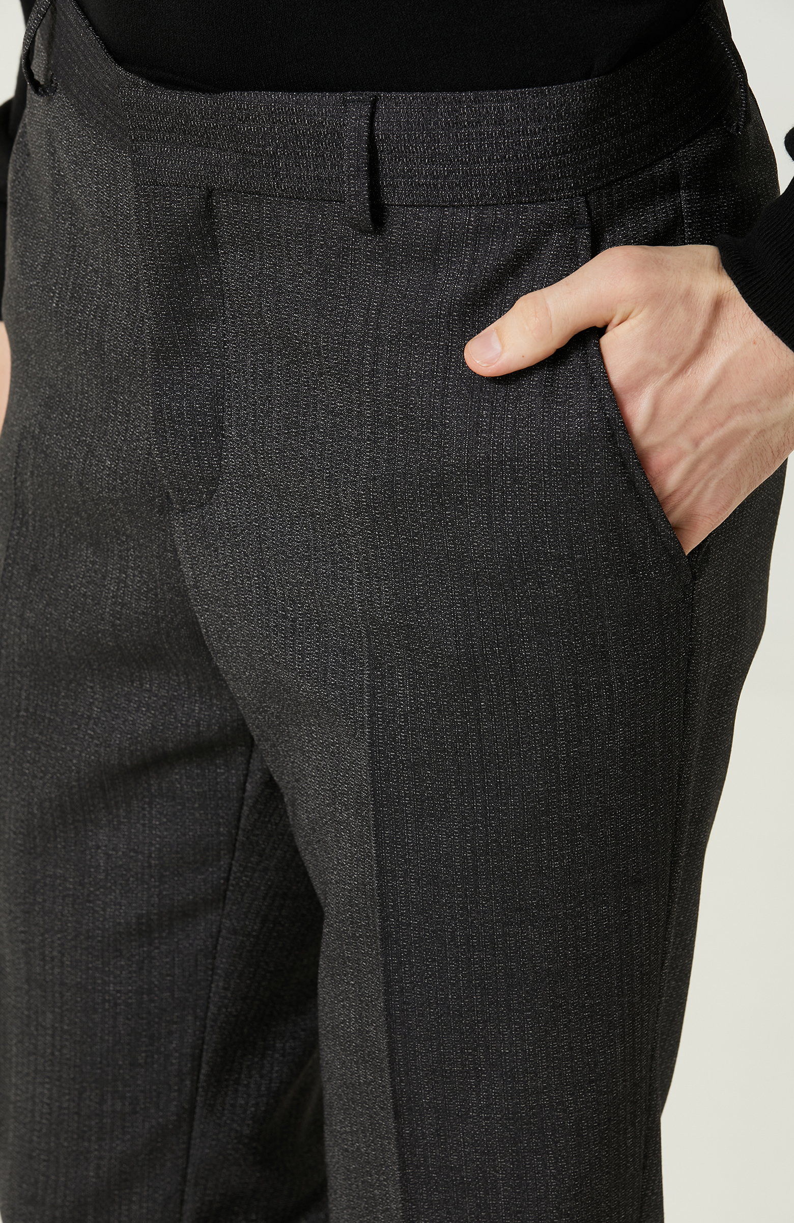 Yünlü Antrasit Takım Elbise