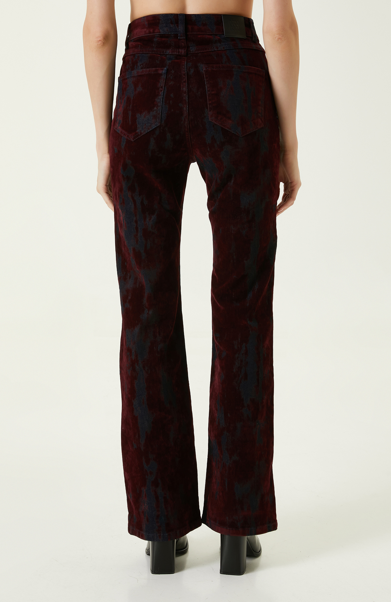Koyu Indigo Mavi Denim Pantolon