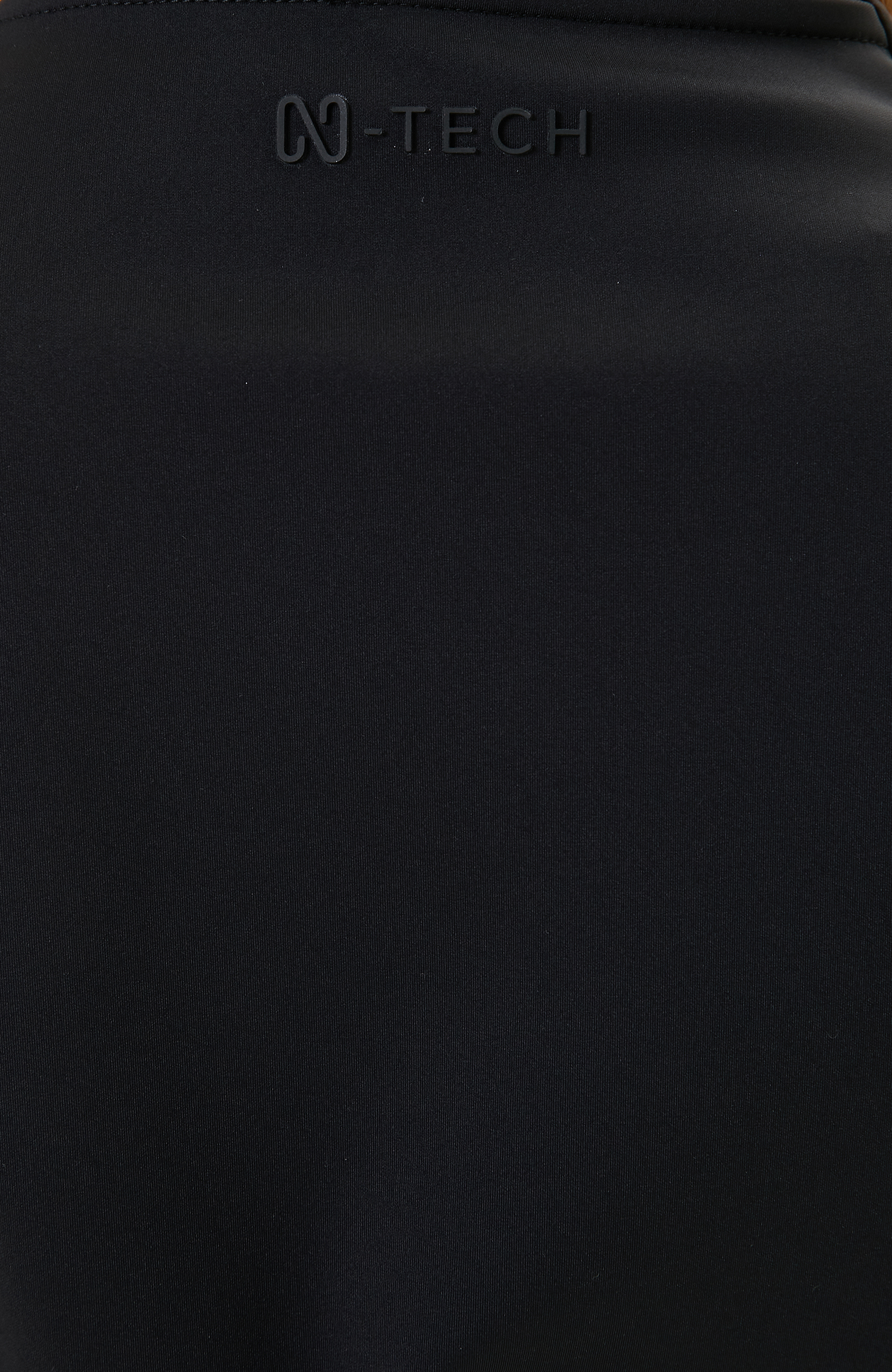 N-Tech Ön Beden Fermuarlı Siyah Sweatshirt