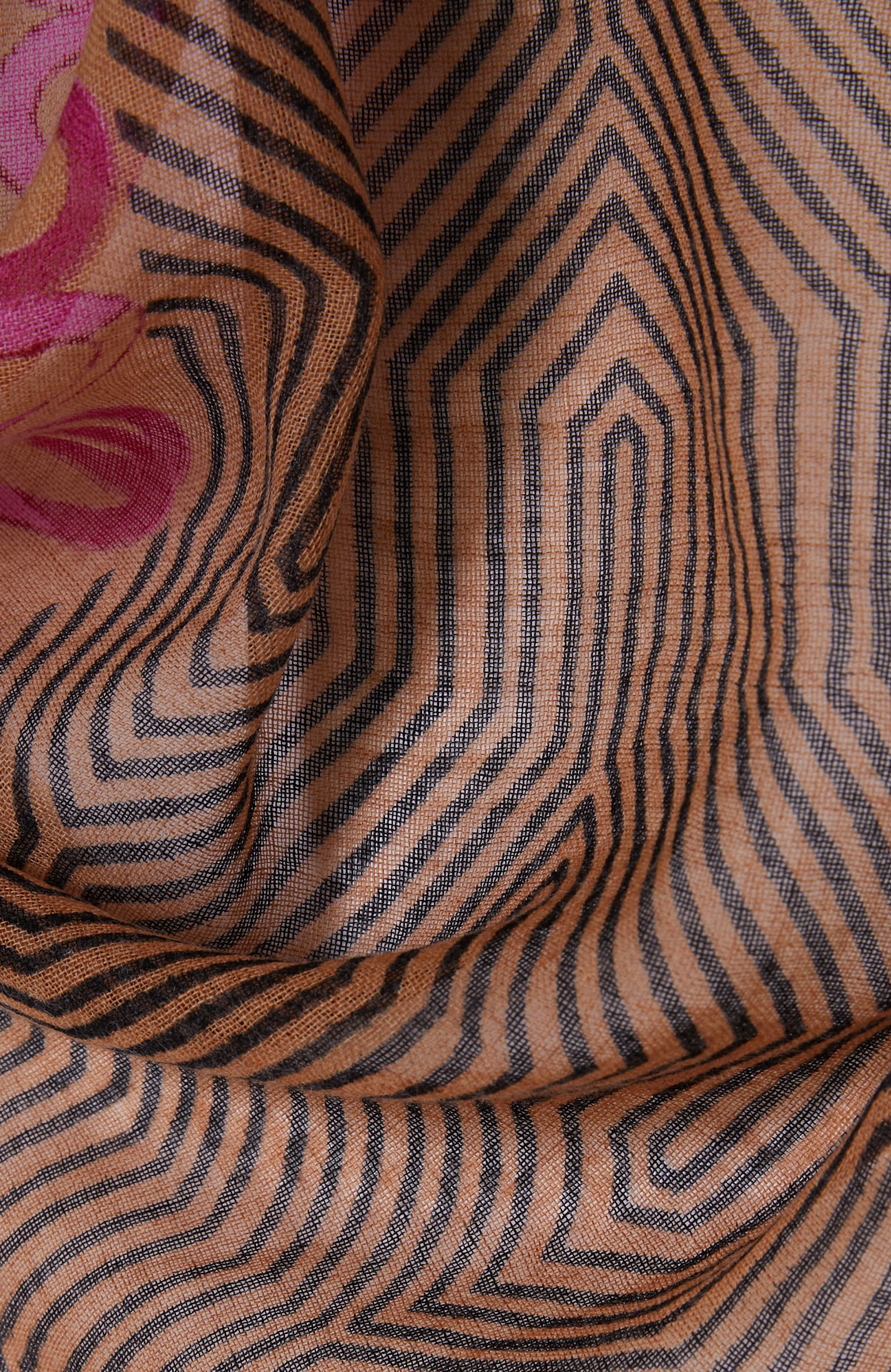 Kahverengi Kadın Yün Şal