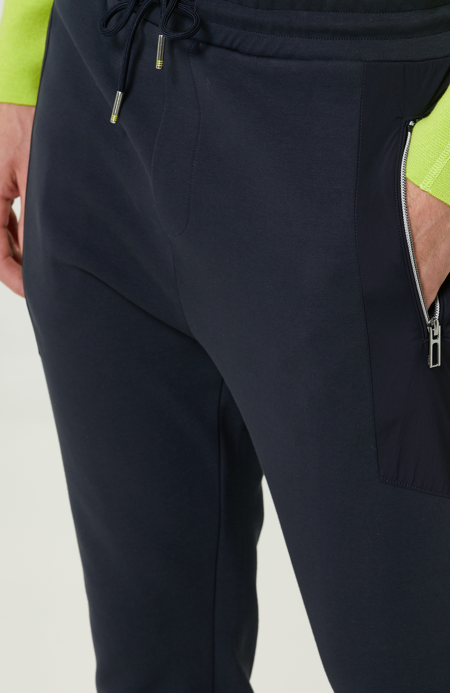 N-Tech Yan Cep Fermuarlı Lacivert Eşofman Altı