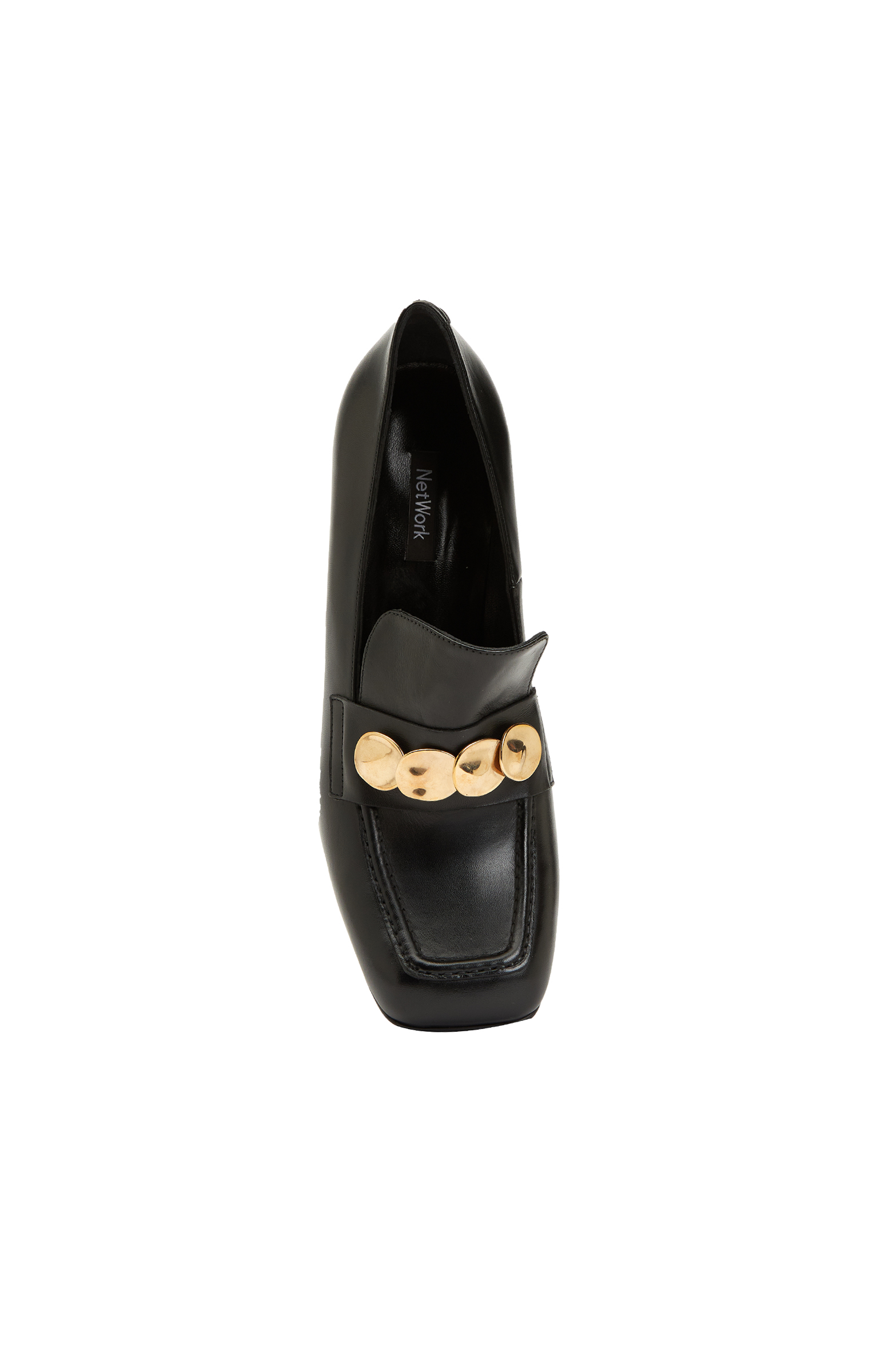 Siyah Kadın Deri Loafer