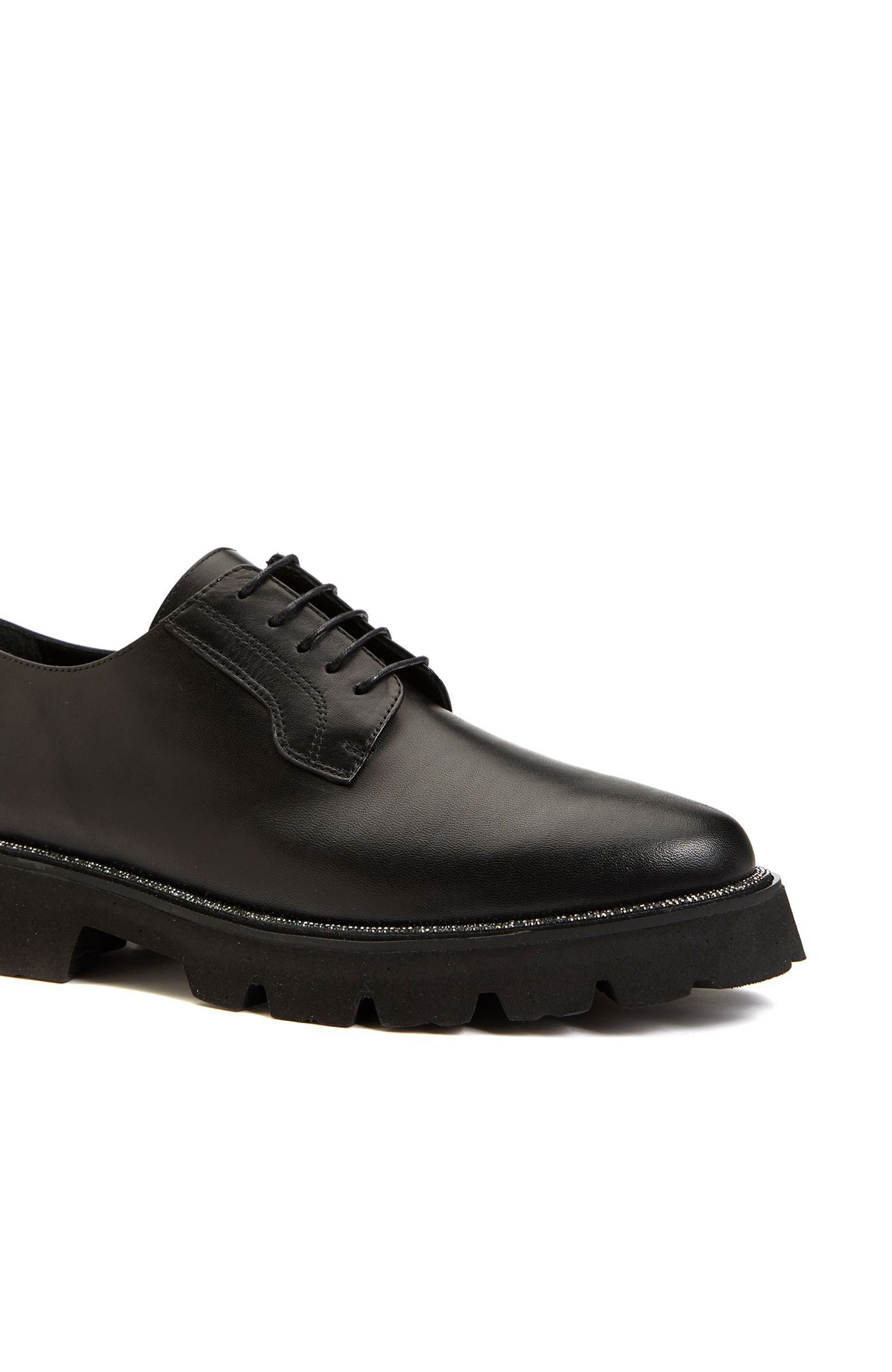 Siyah Kadın Deri Ayakkabı