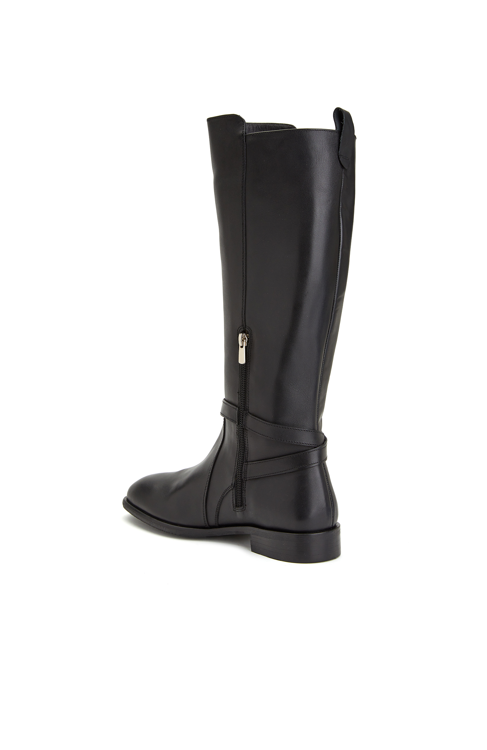 Siyah Deri Kadın Çizme