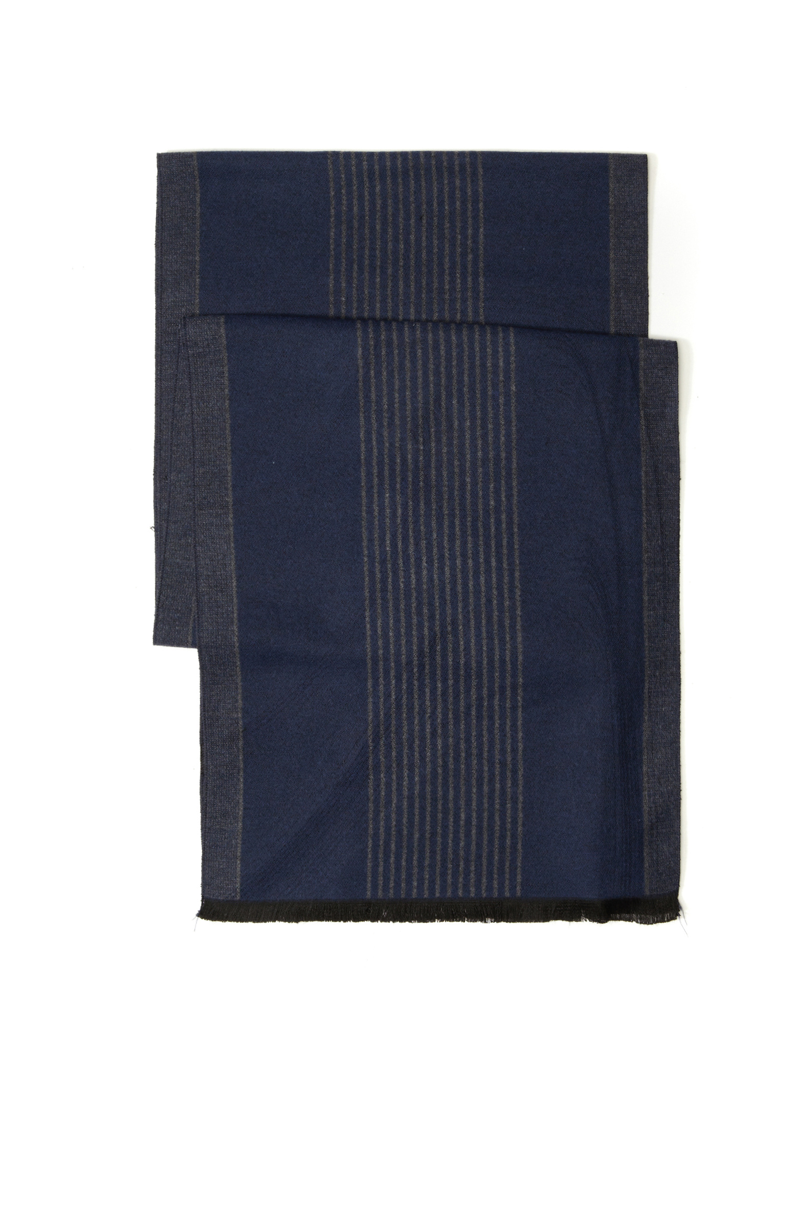 Lacivert Çizgili Erkek Atkı