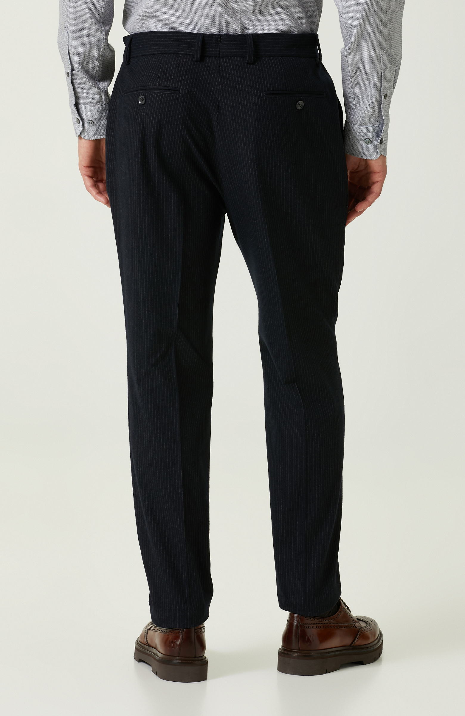 Lacivert Çizgili Pantolon