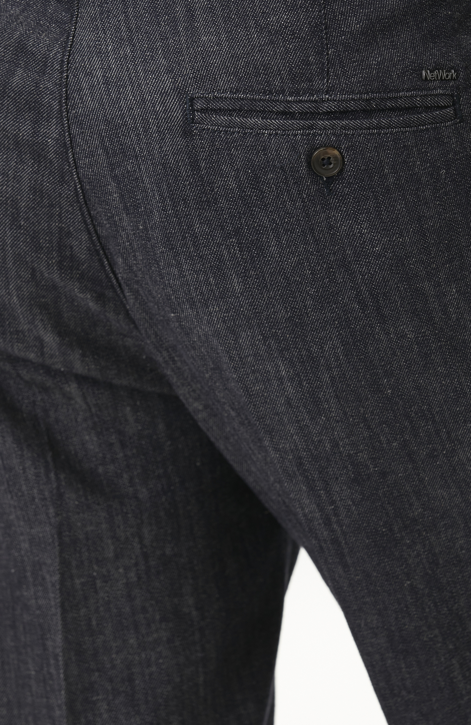 Navy Blue Casual Pants