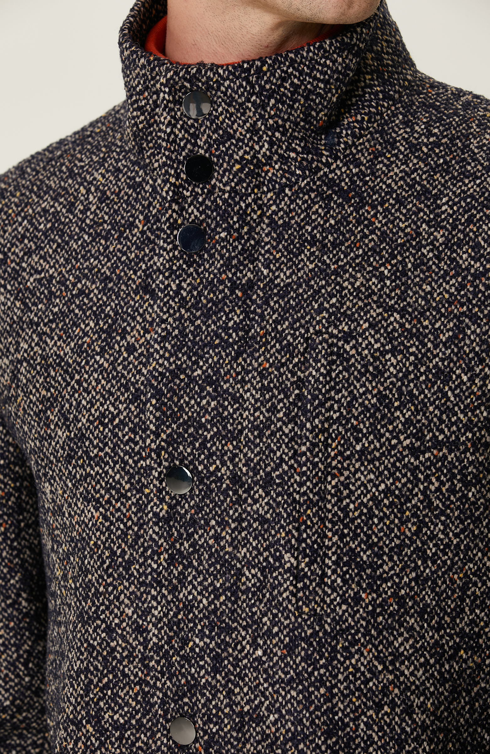 Lacivert Desenli Kaban