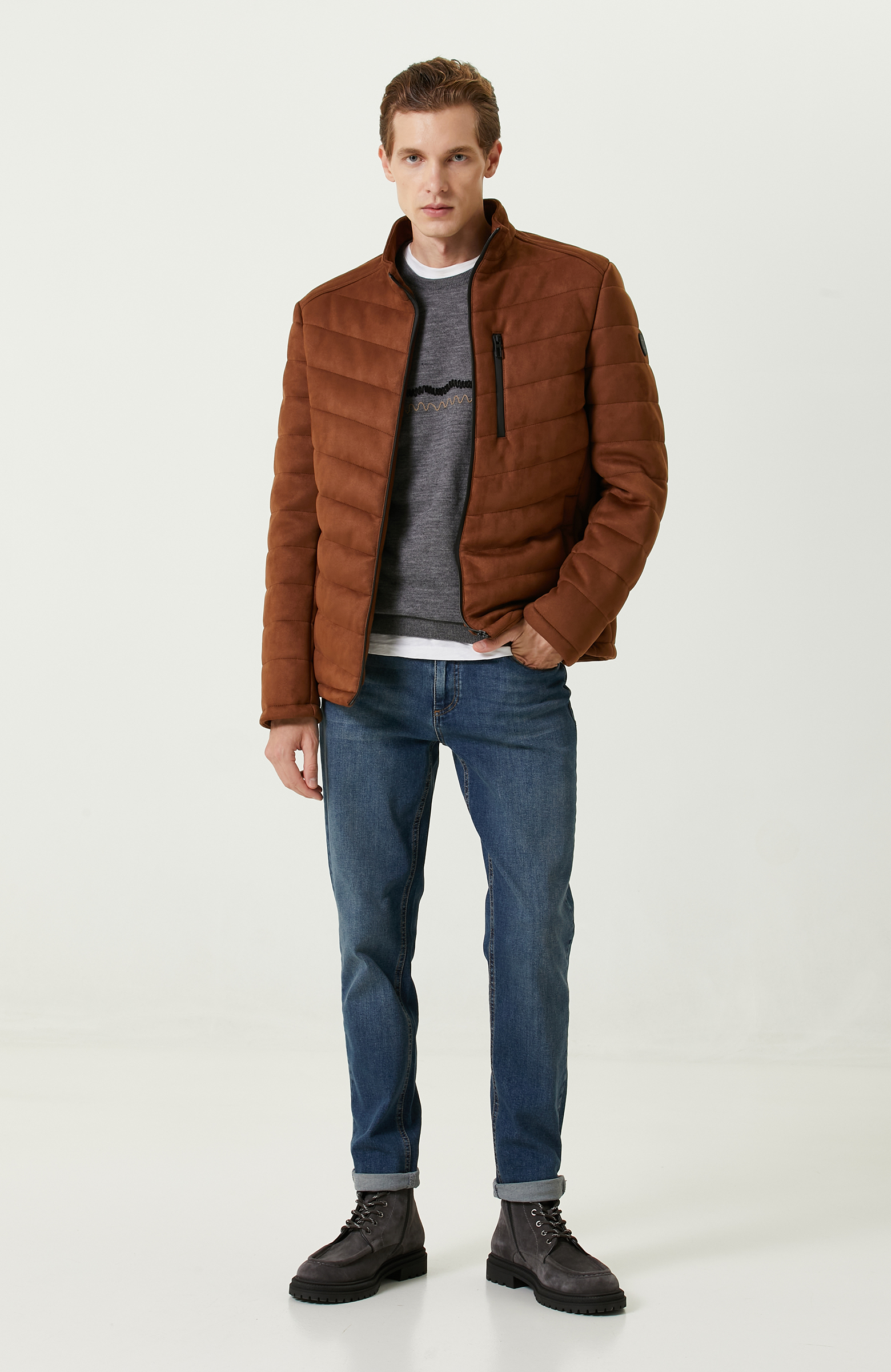 Vizon Kapitoneli Süet Mont