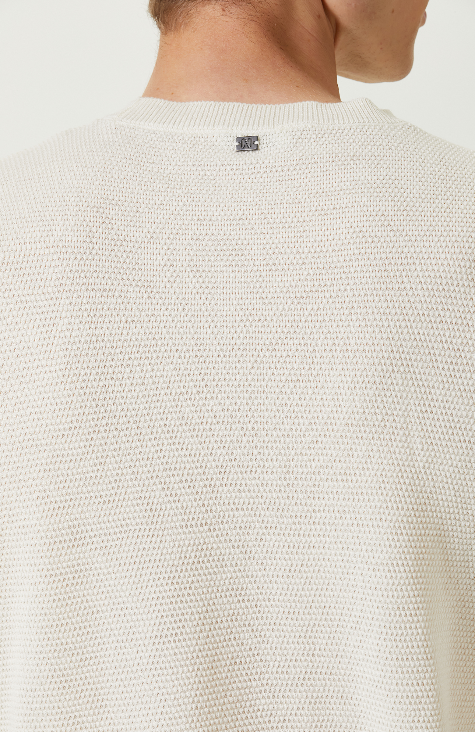 Ekru Pirinç Örgü Kazak