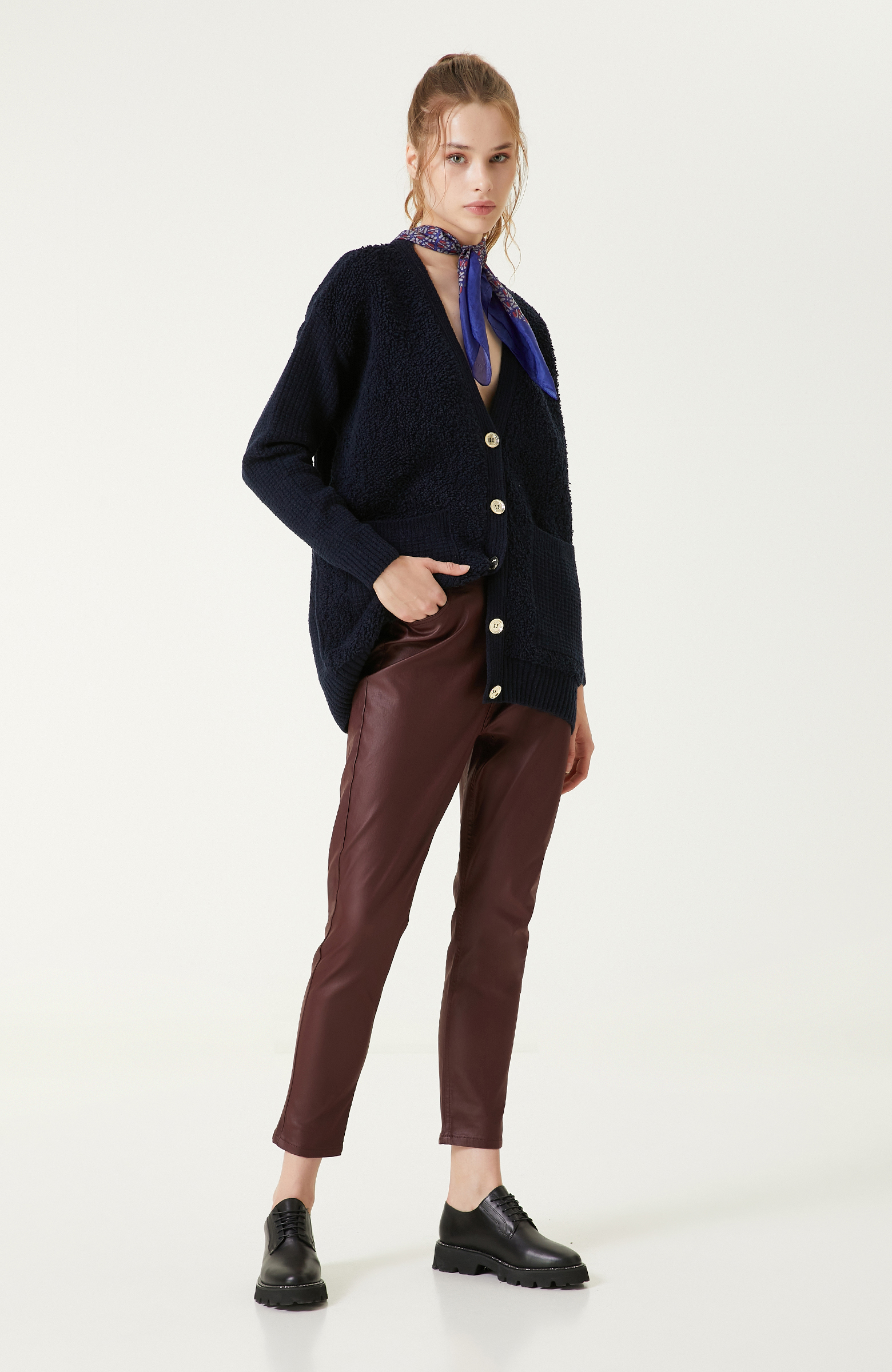 Bordo 5 Cepli Casual Pantolon