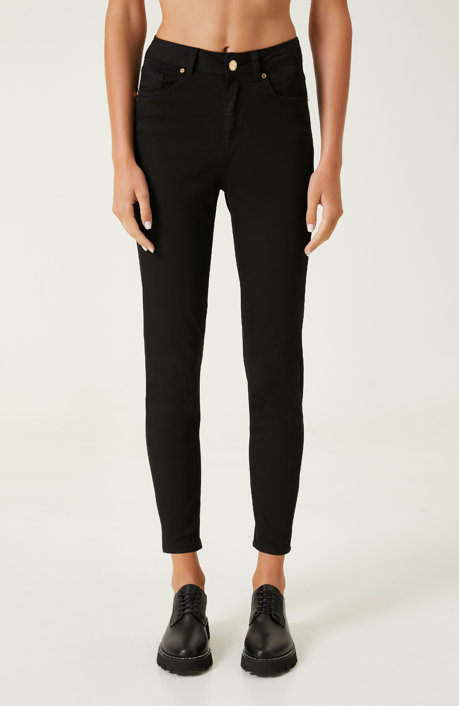 Siyah 5 Cepli Pantolon