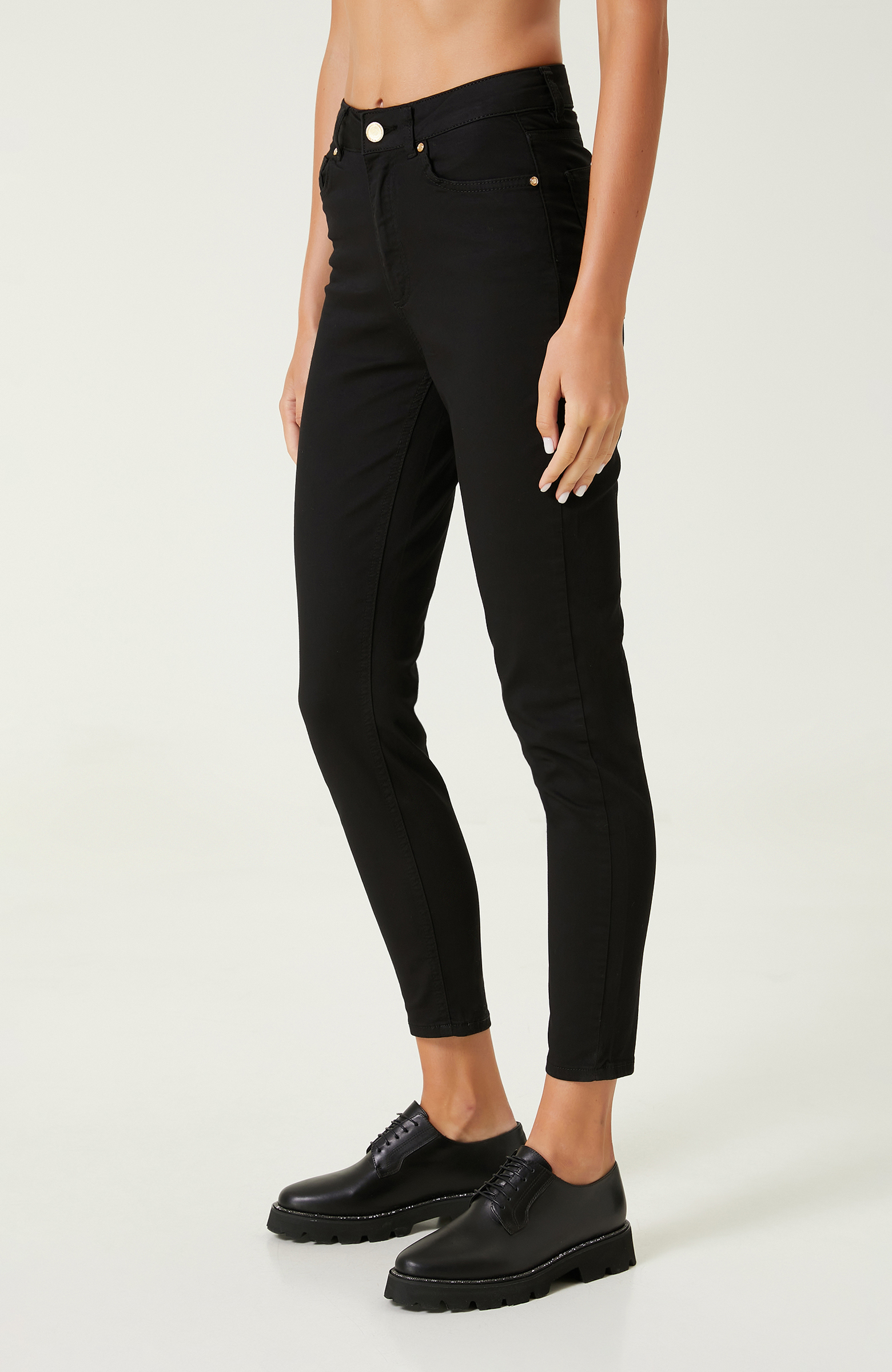 Siyah 5 Cepli Pantolon