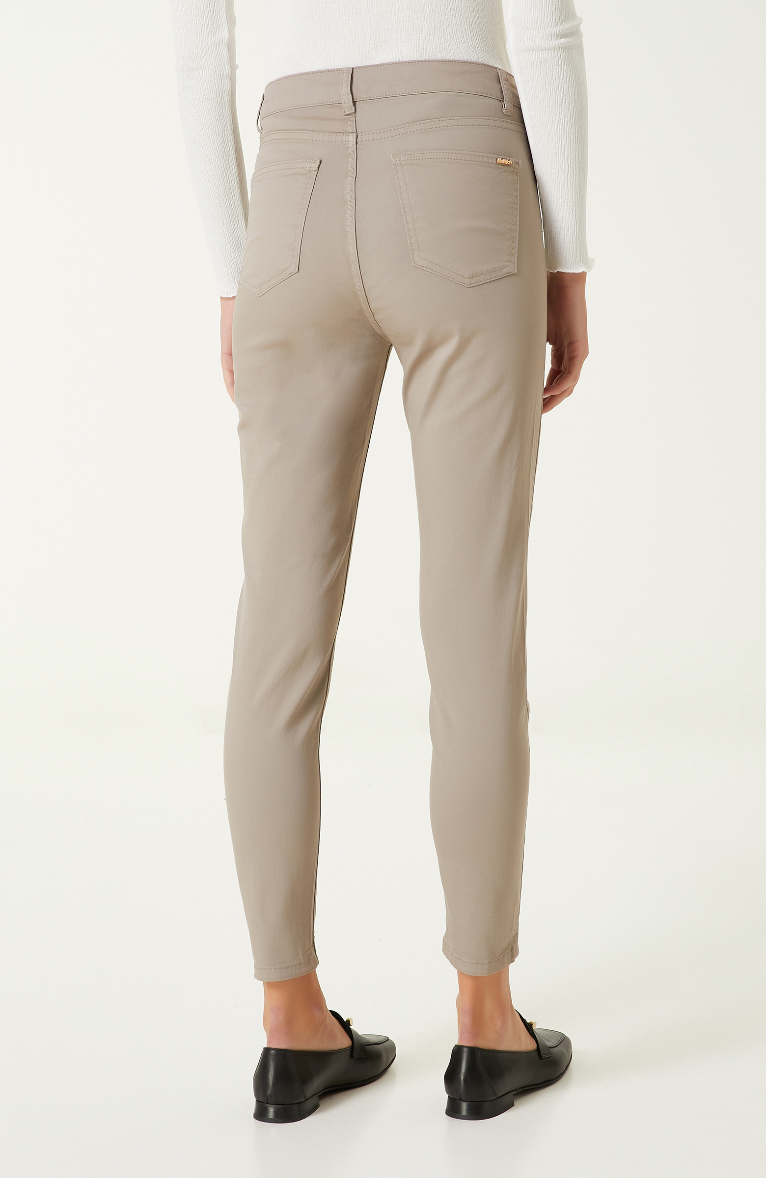 Koyu Bej Parça Boya Pantolon