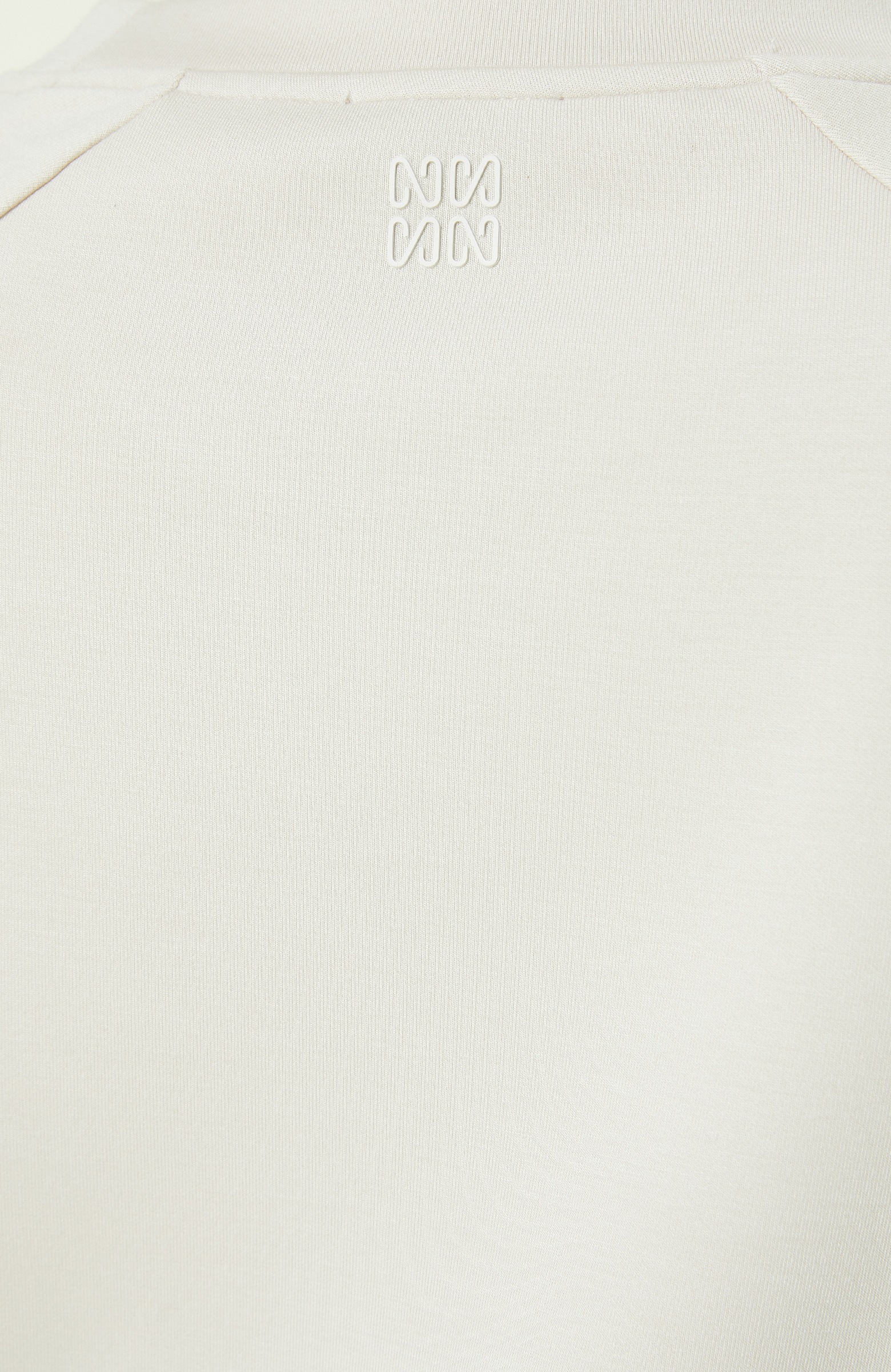 Bej Bisiklet Yaka Sweatshirt