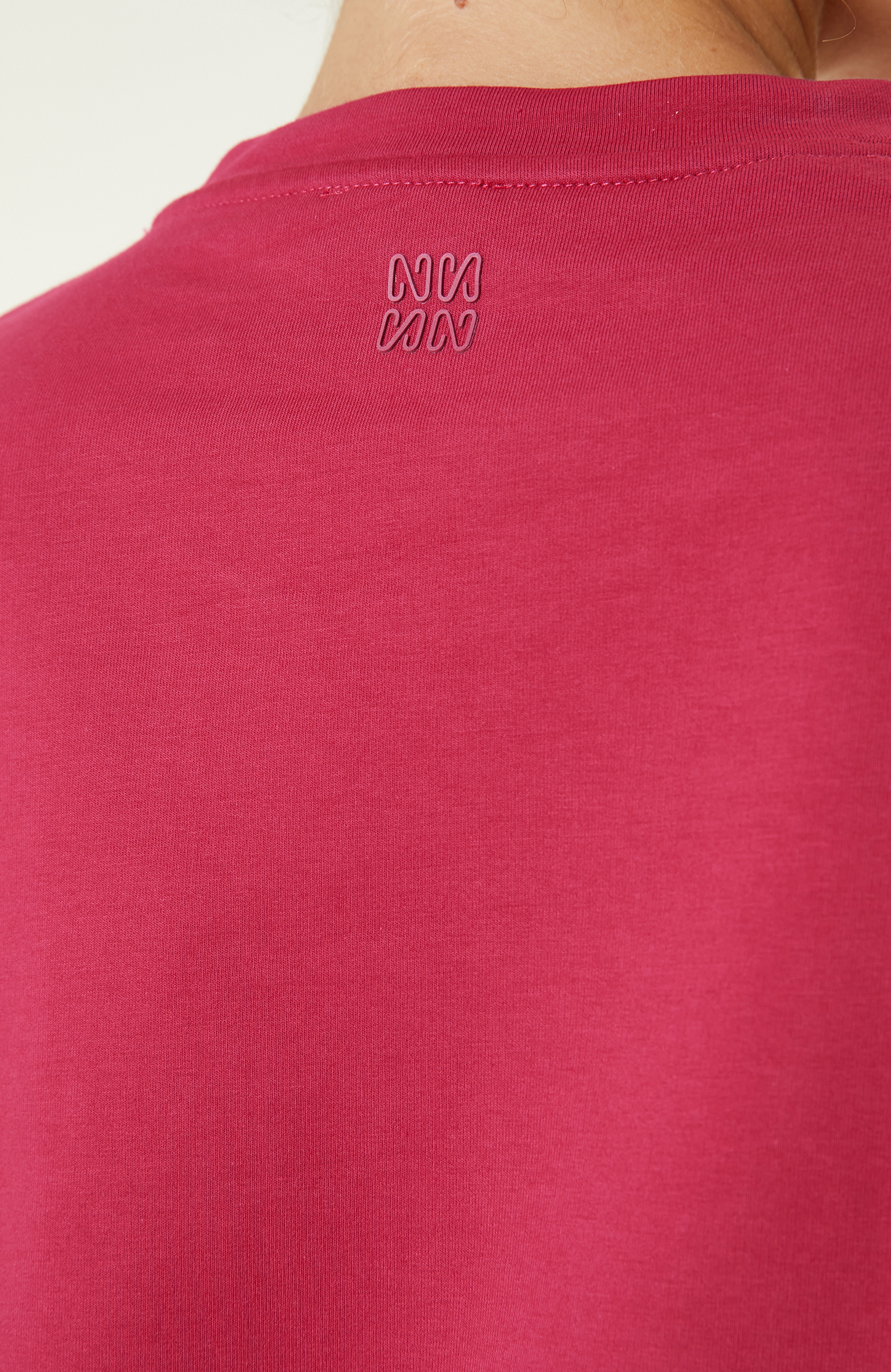 Fuşya Baskılı Sweatshirt
