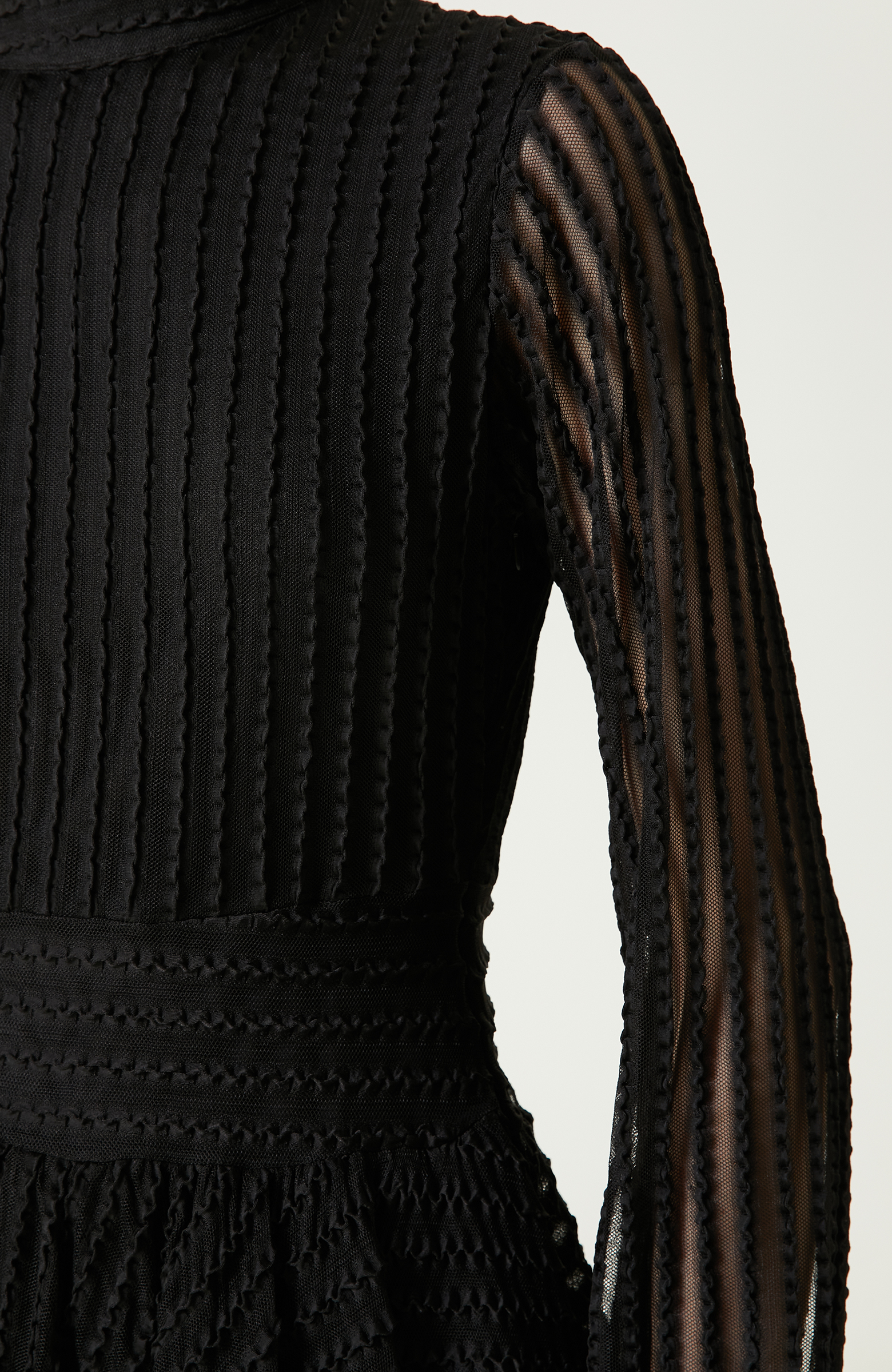 Siyah Kloş Etek Mini Elbise