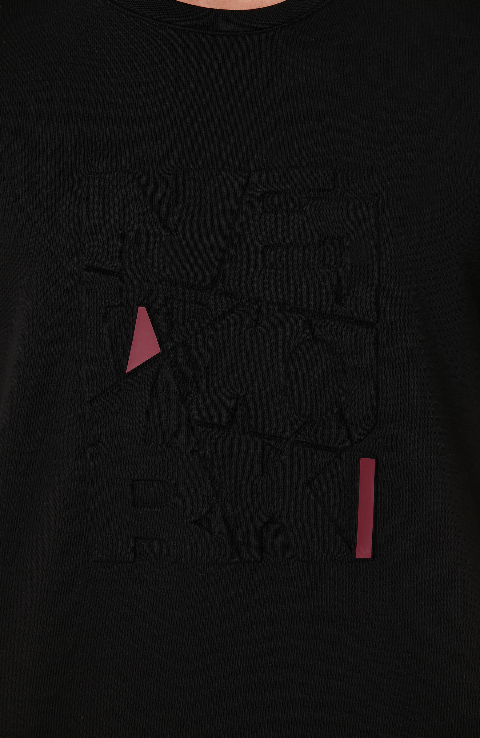 Siyah Baskılı Sweatshirt