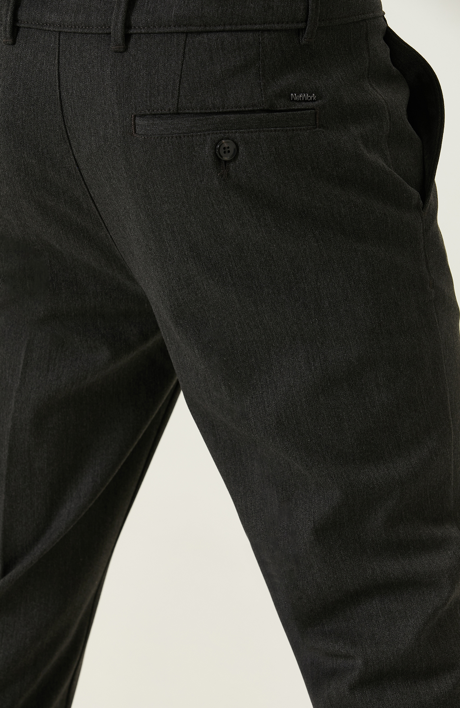 Antrasit Dokuma Pantolon