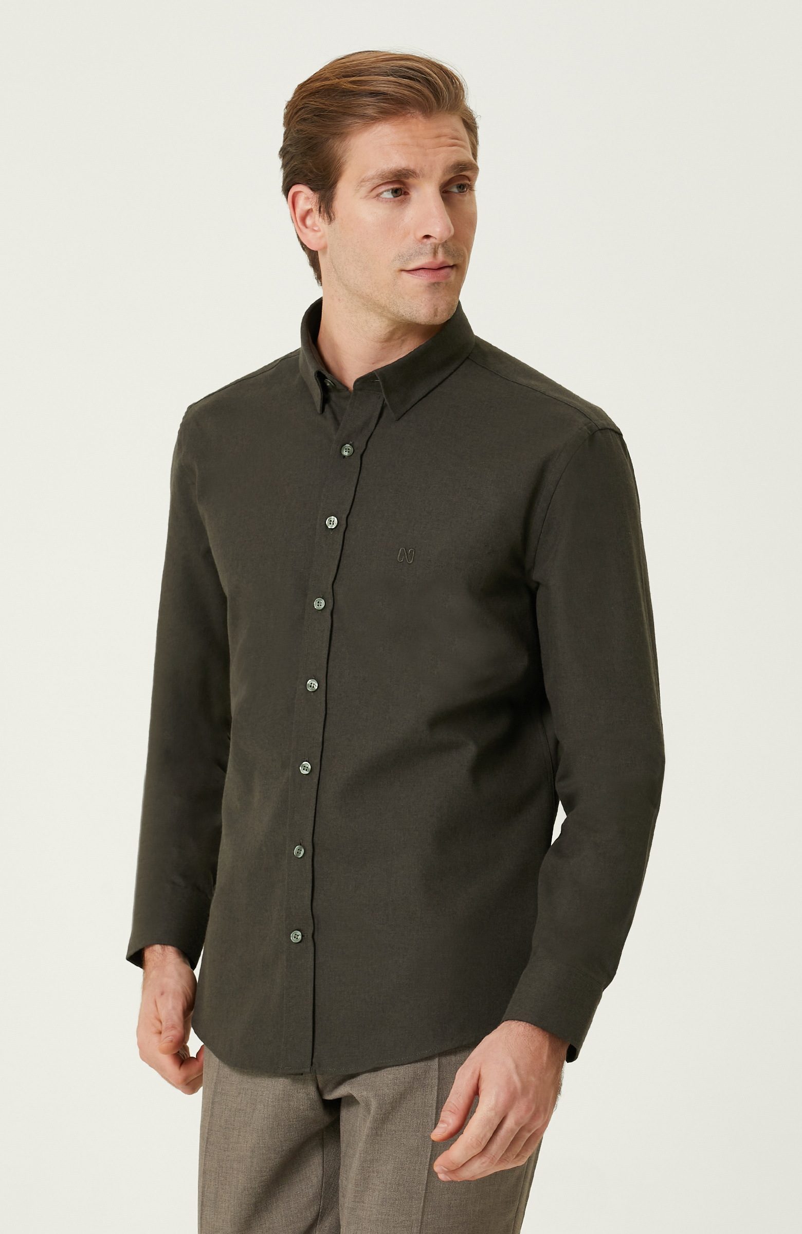 Haki Flanel Gömlek