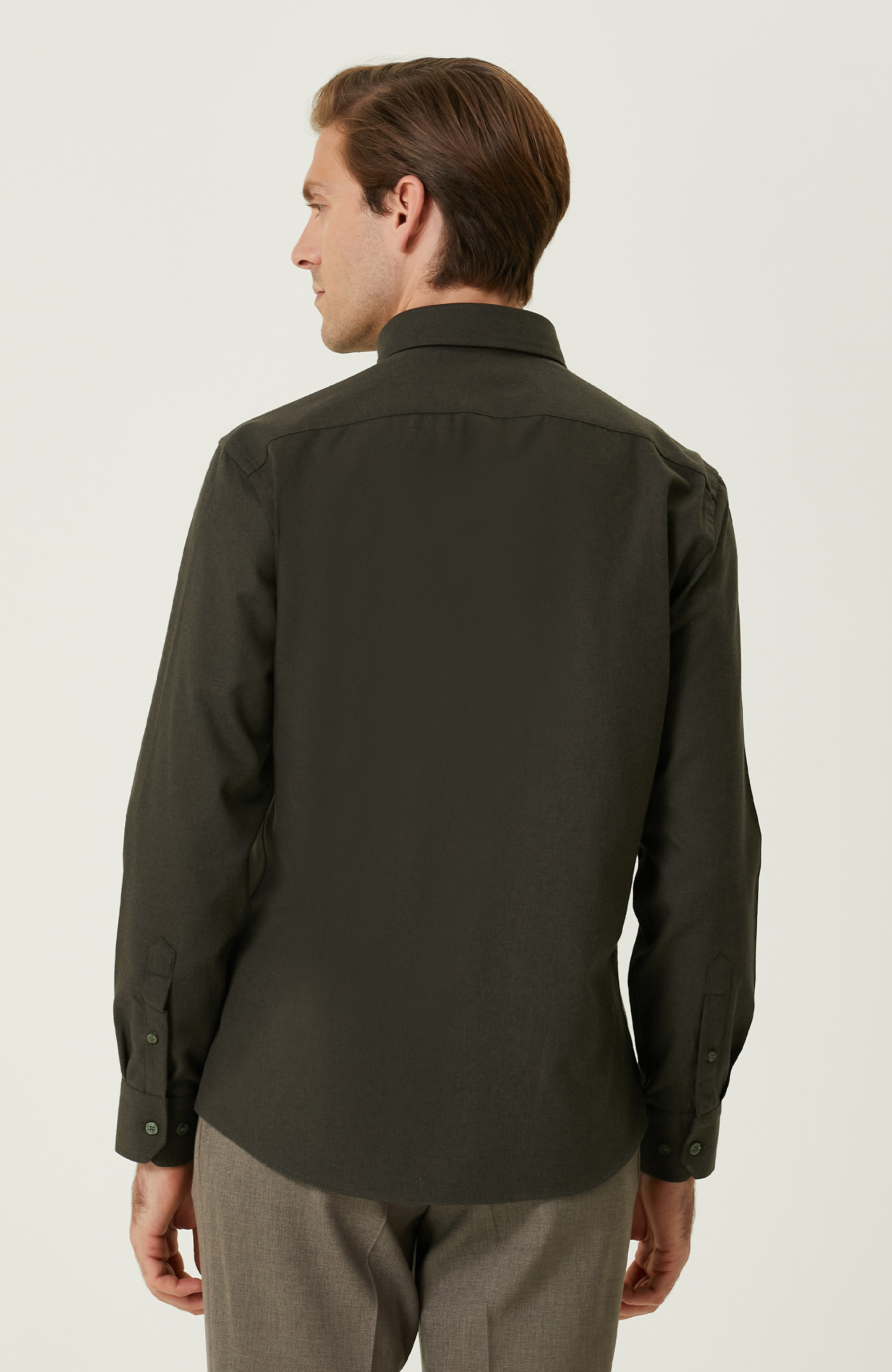 Haki Flanel Gömlek