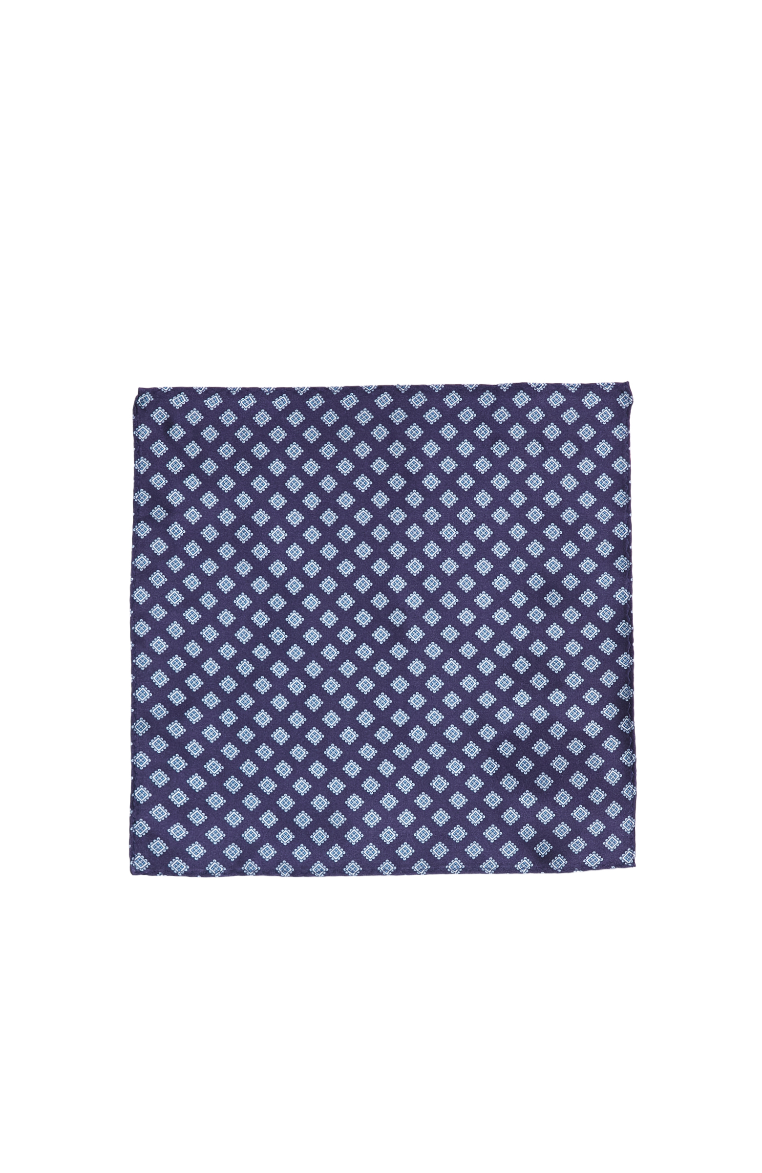 Lacivert İpek Mendil