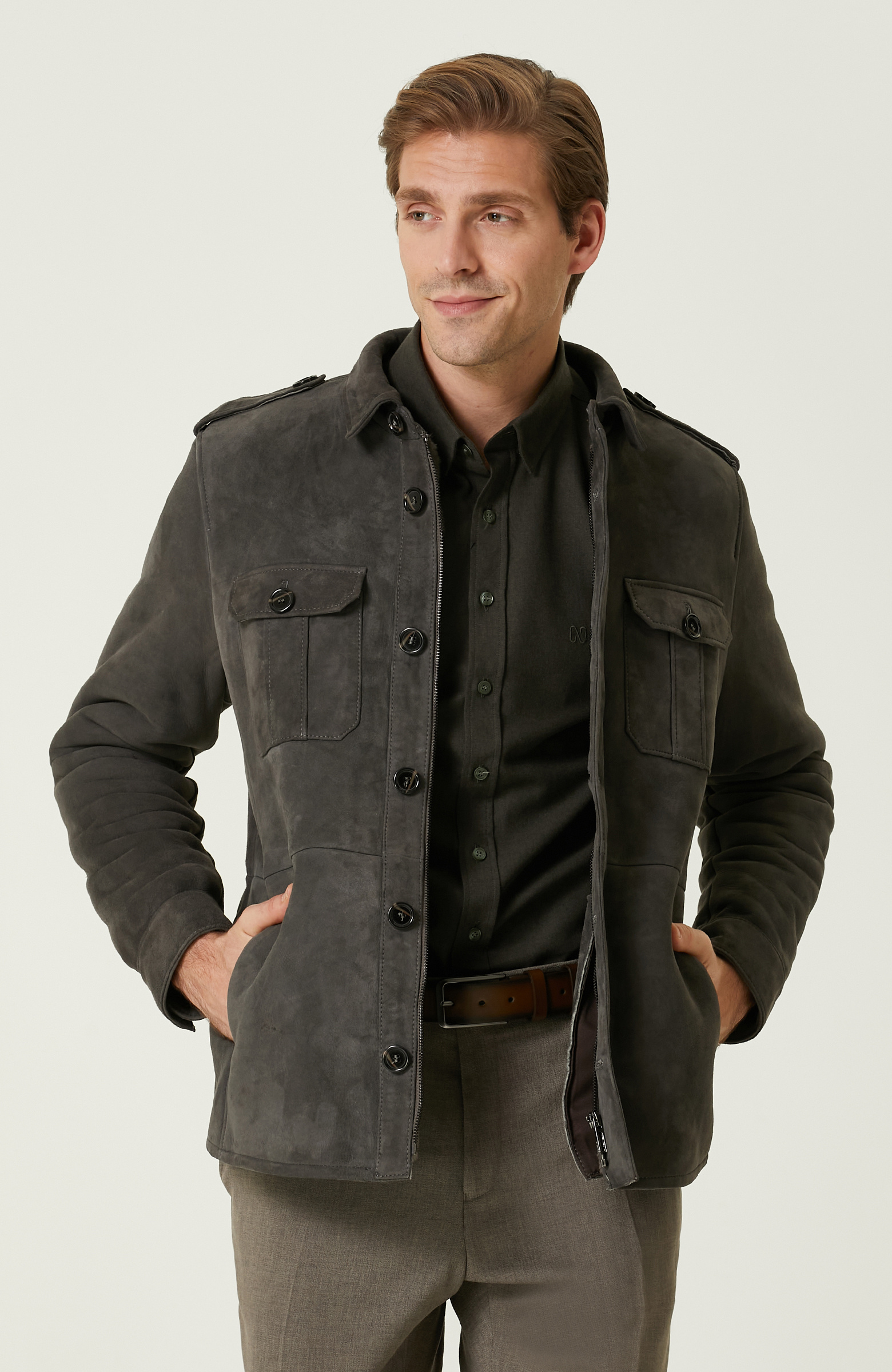 Mink Leather Coat
