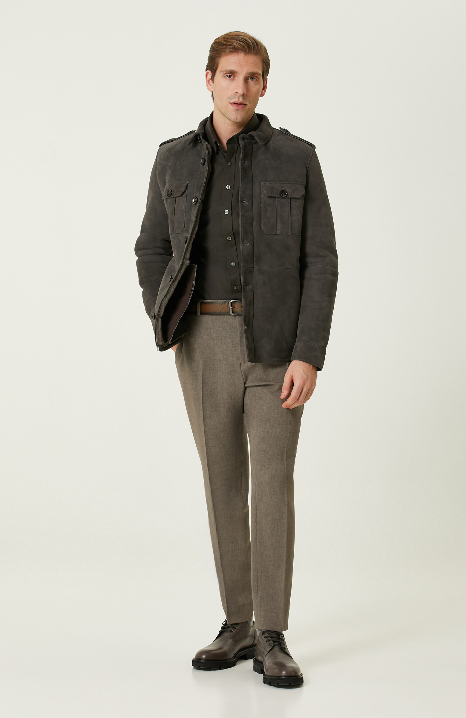 Mink Leather Coat