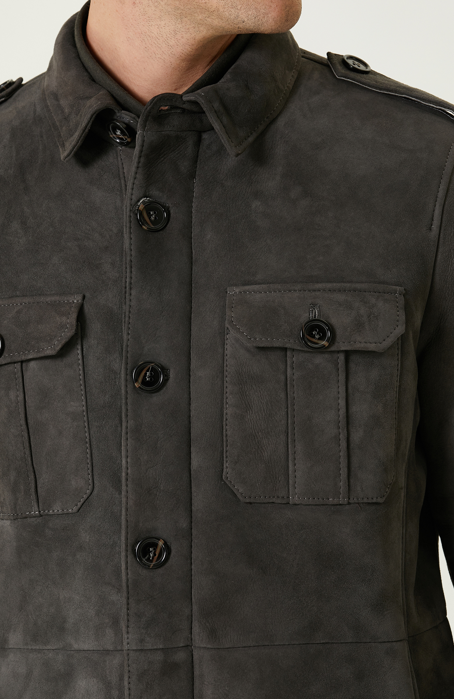 Mink Leather Coat
