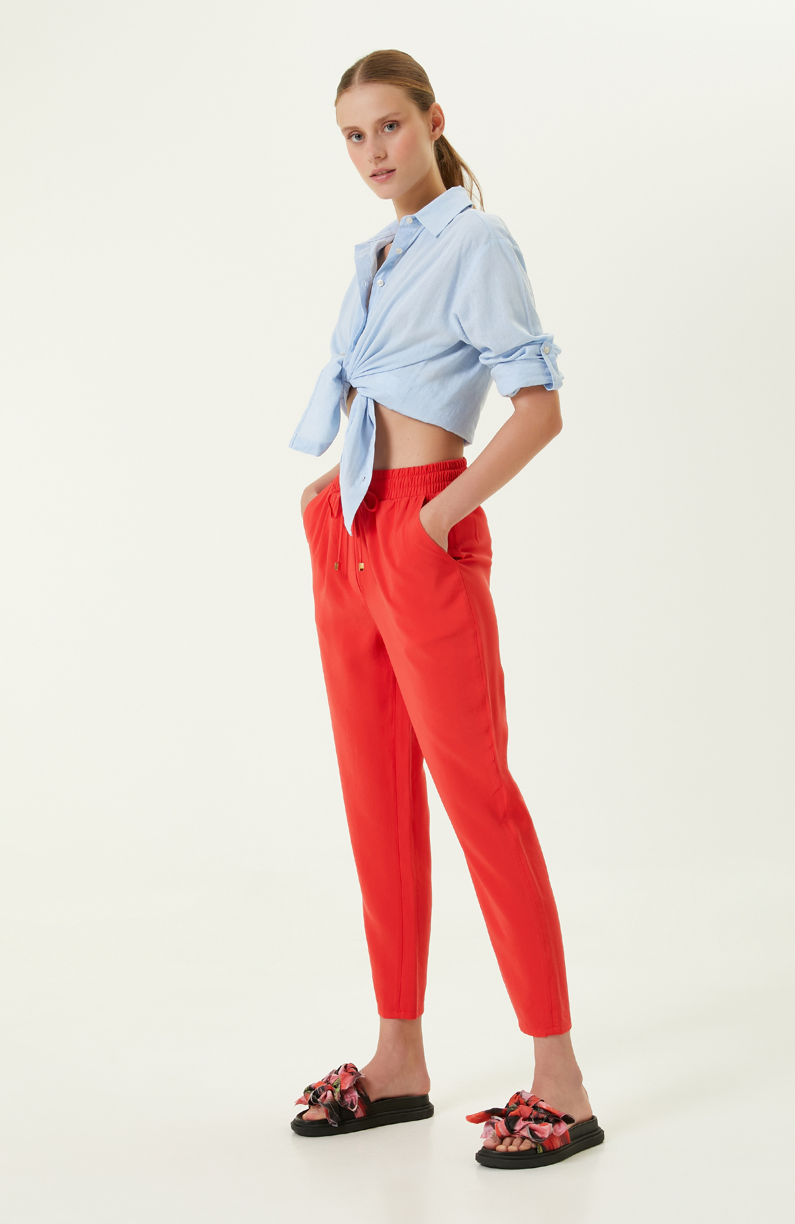Nar Çiçeği Jogger Pantolon