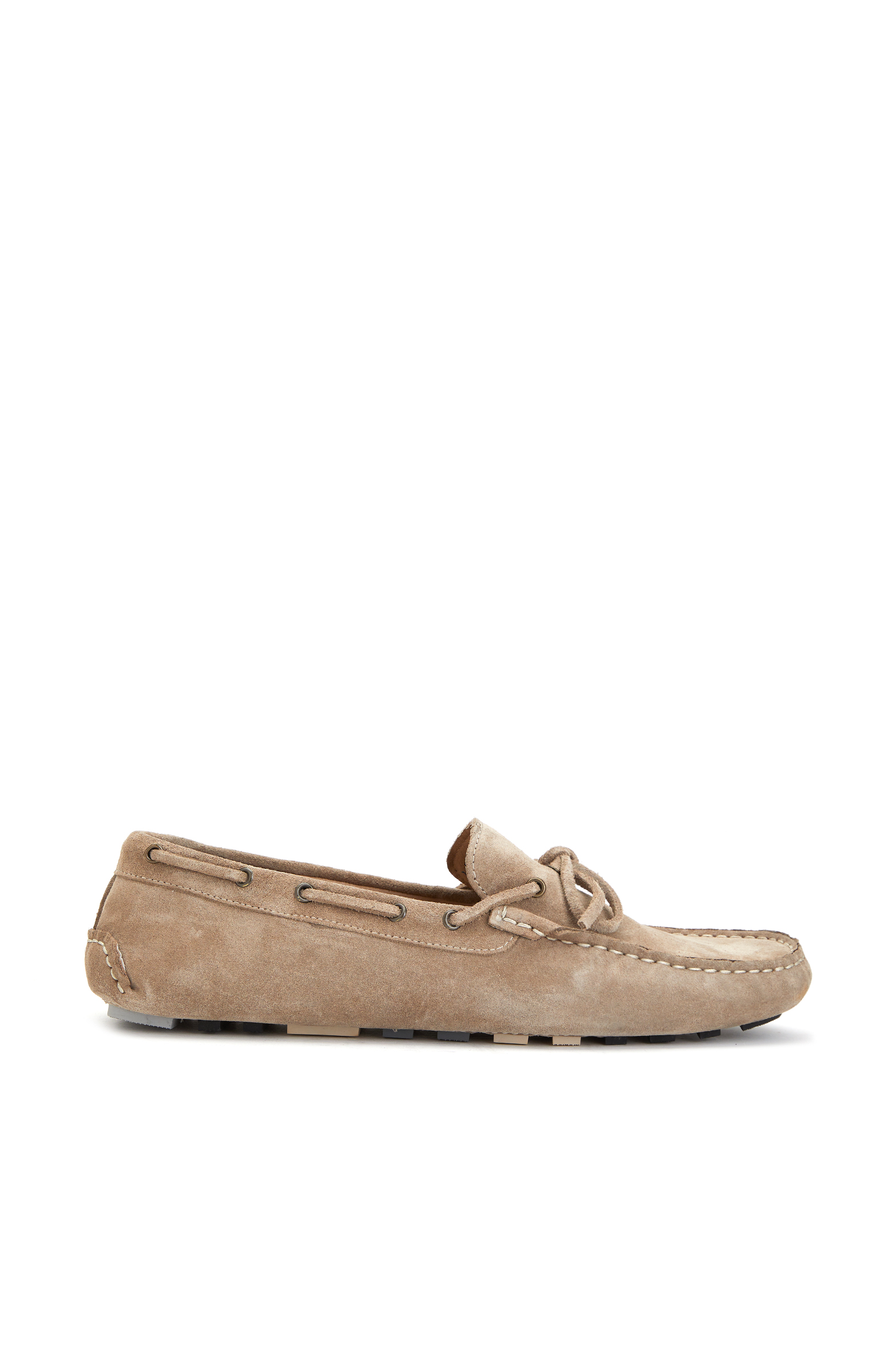 Bej Erkek Süet Loafer -1