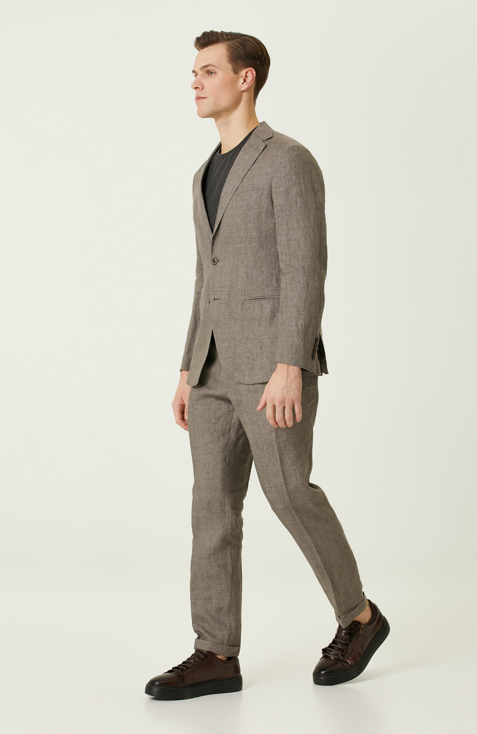 Vizon Keten Takım Elbise