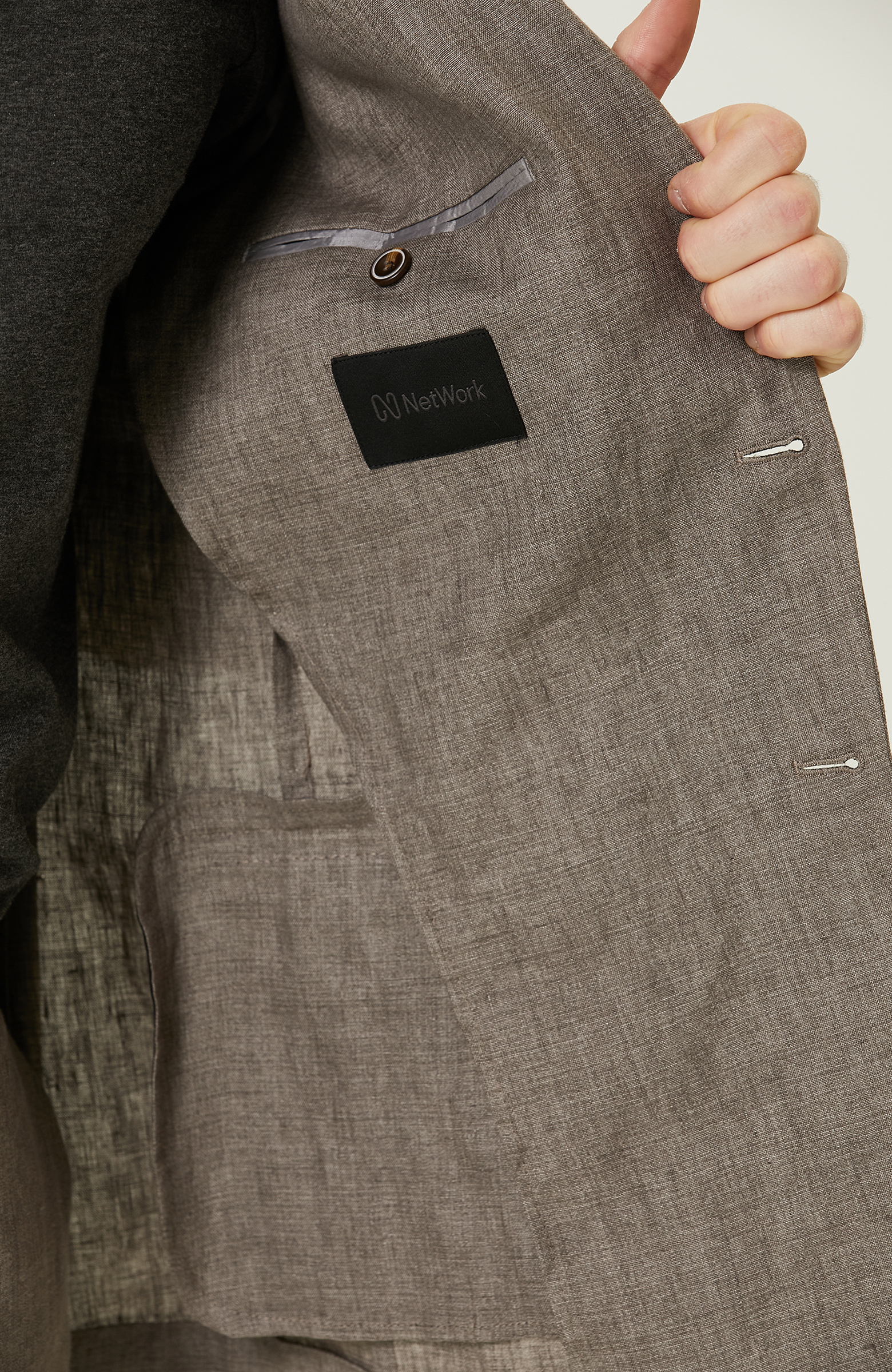 Vizon Keten Takım Elbise