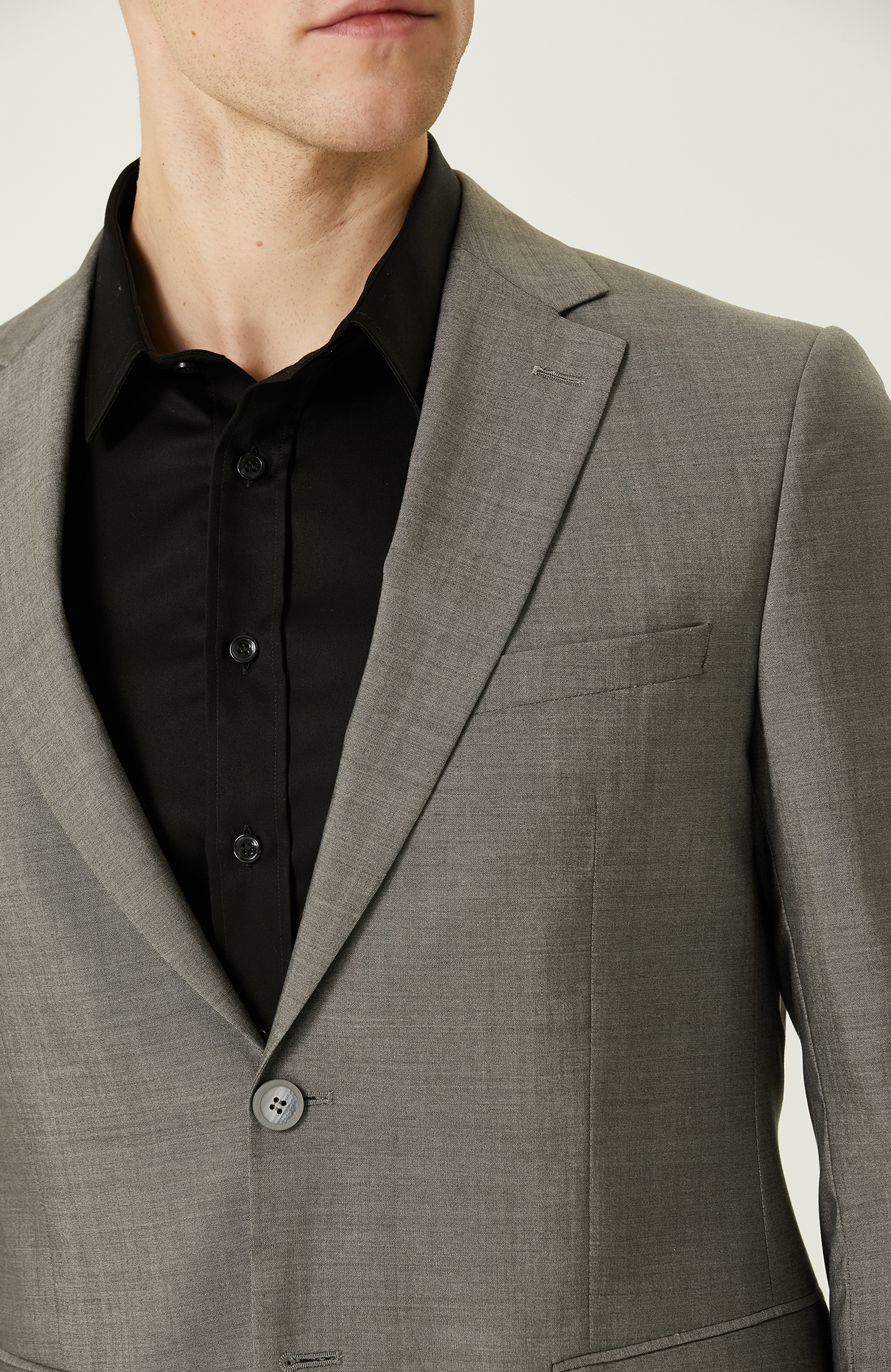 Gri Yün Takım Elbise