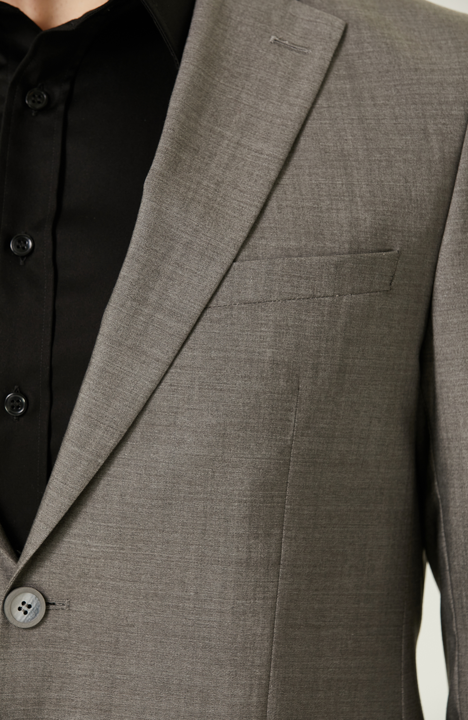 Gri Yün Takım Elbise