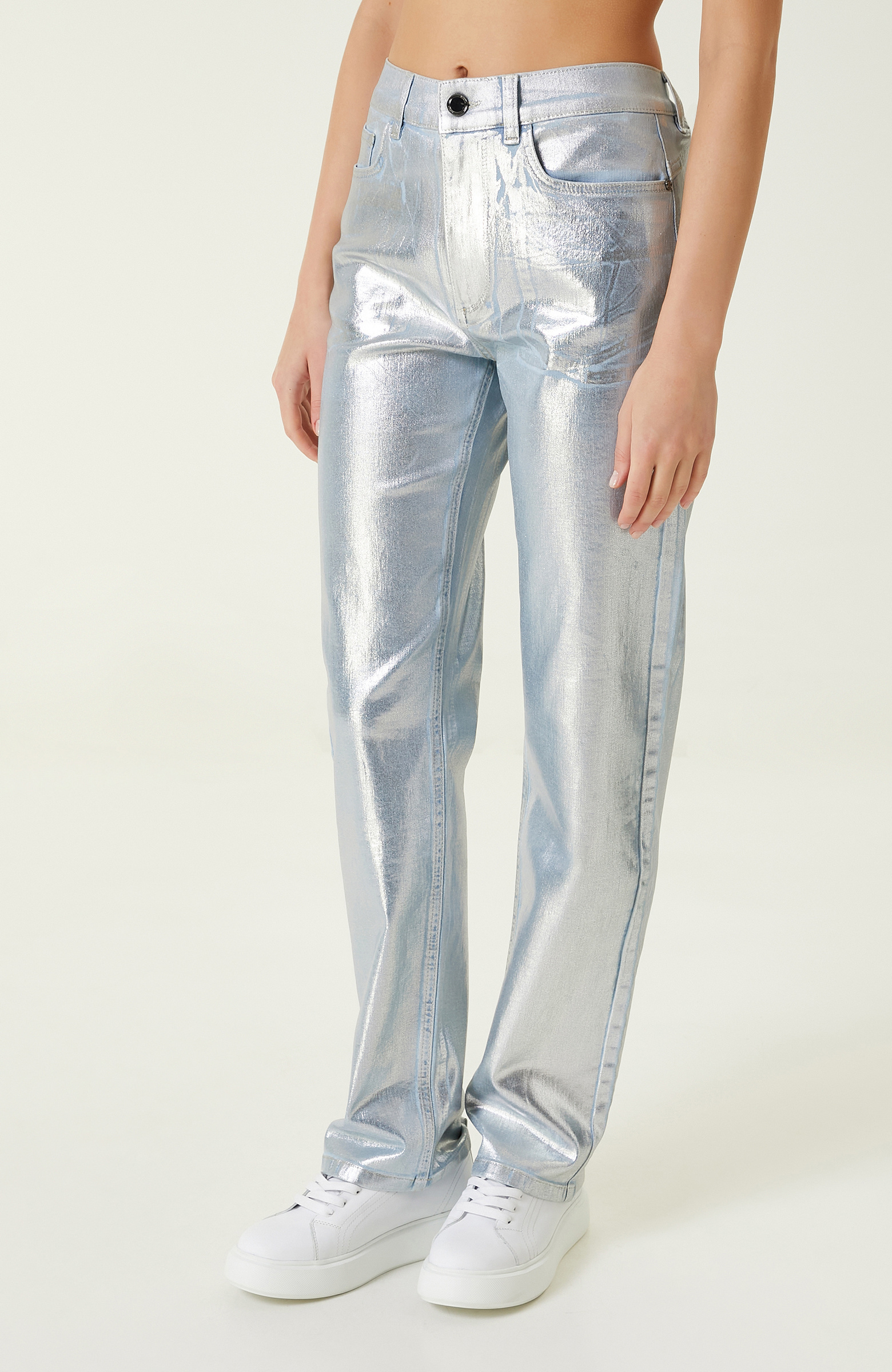 Açık Indigo Mavi Denim Pantolon