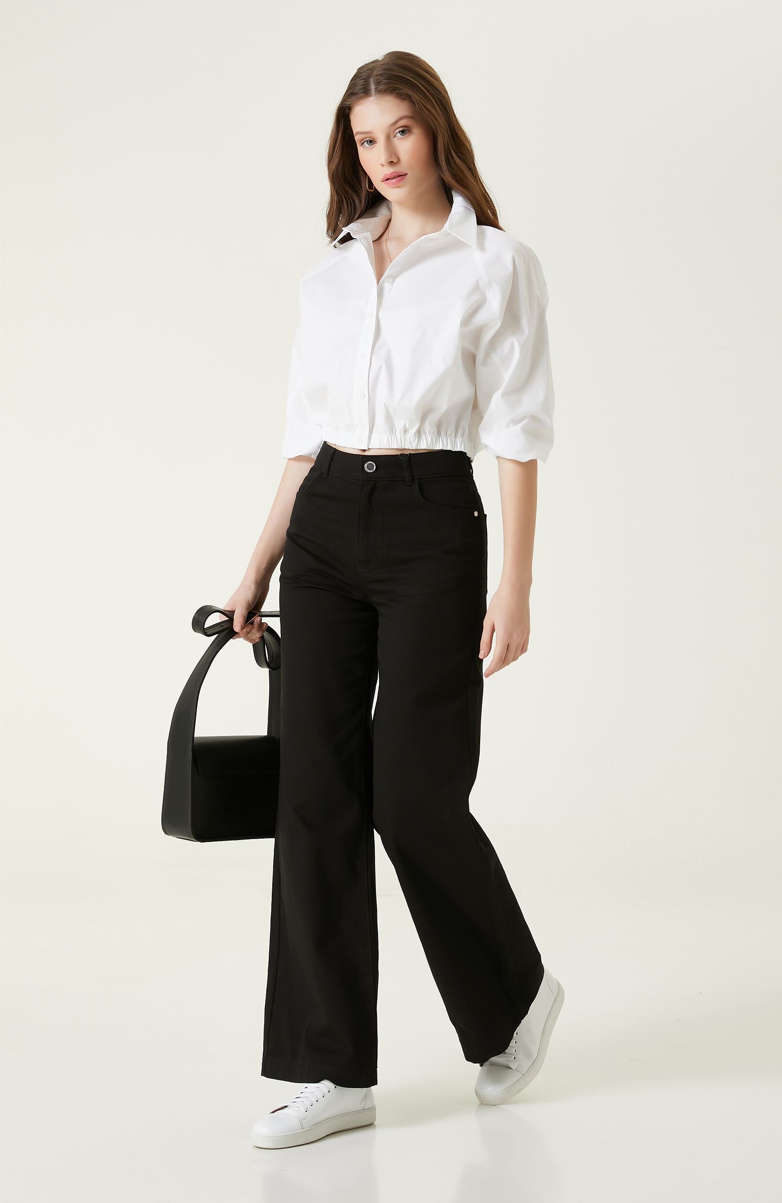 Black Denim Pants