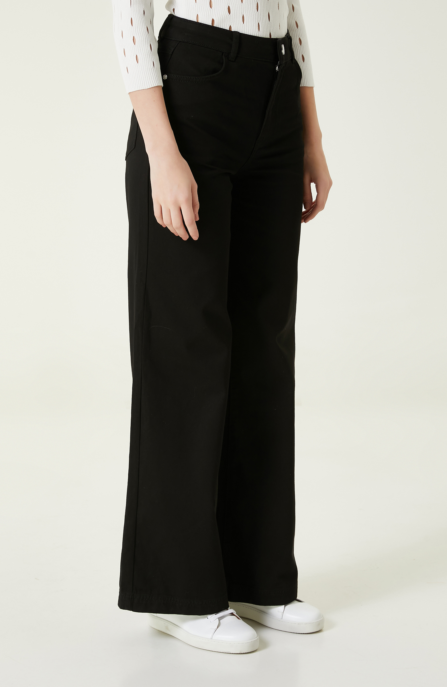Black Denim Pants