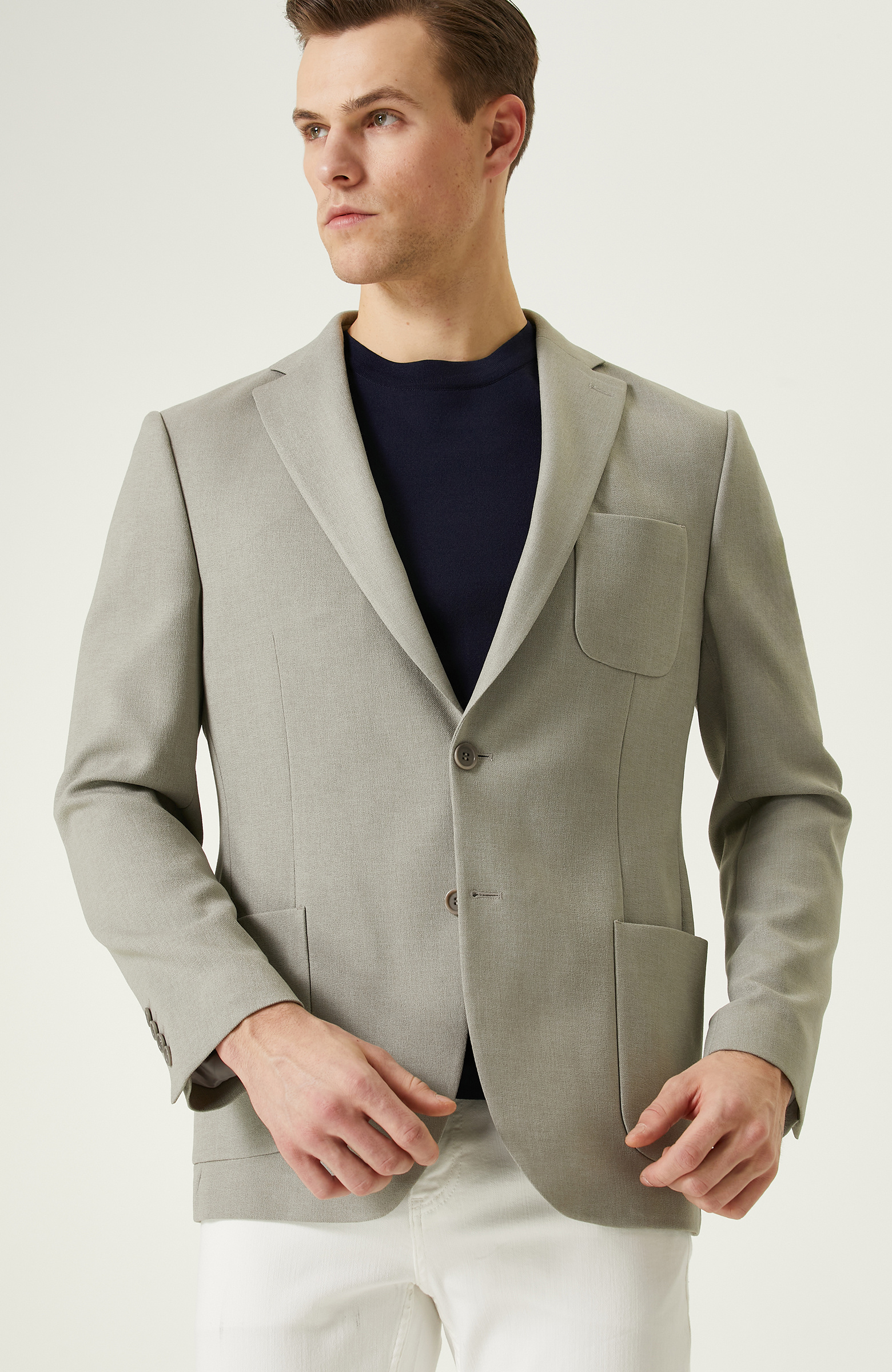 Açık Haki Erkek Ceket