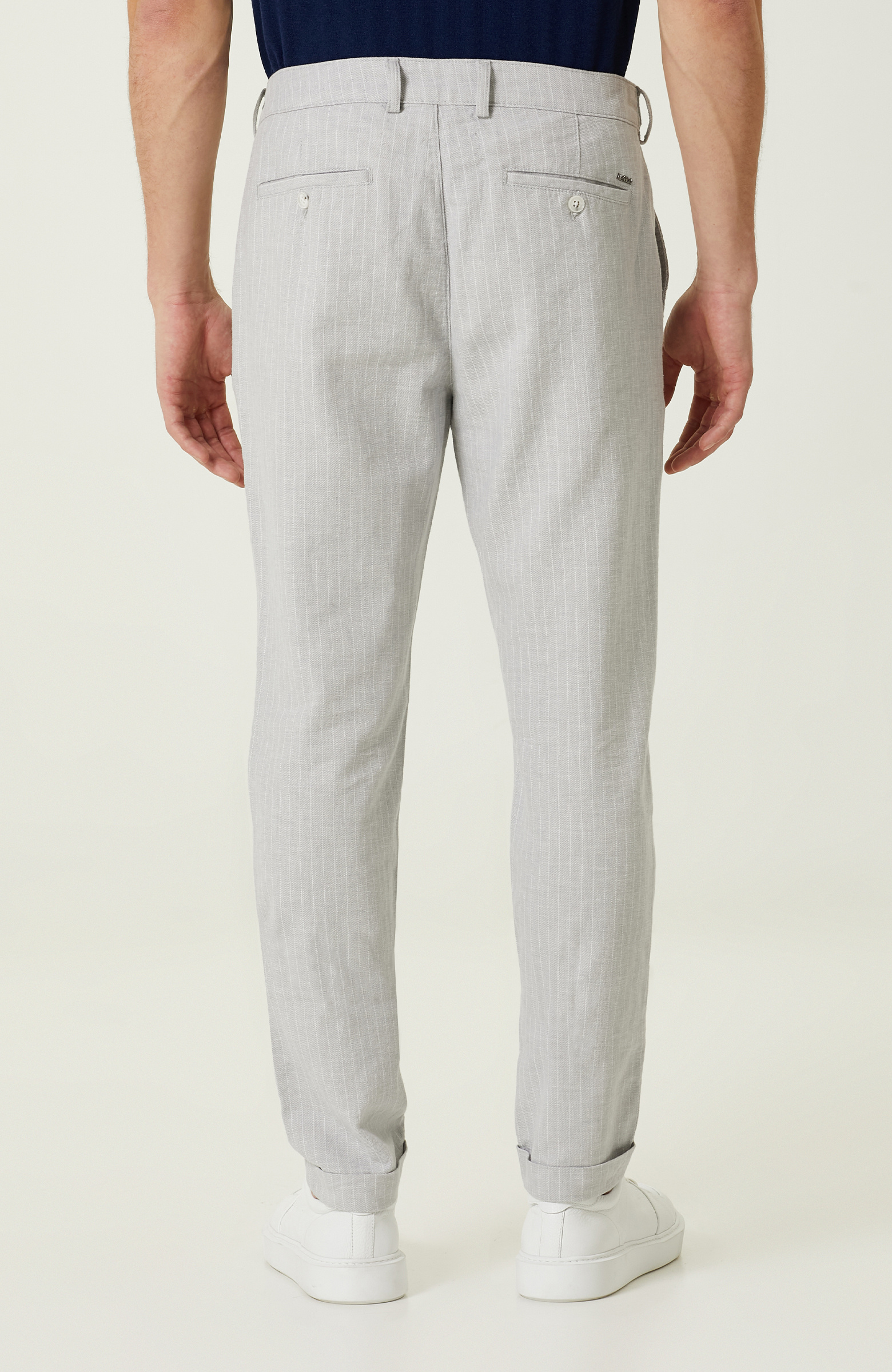 Gri Çizgili Pantolon