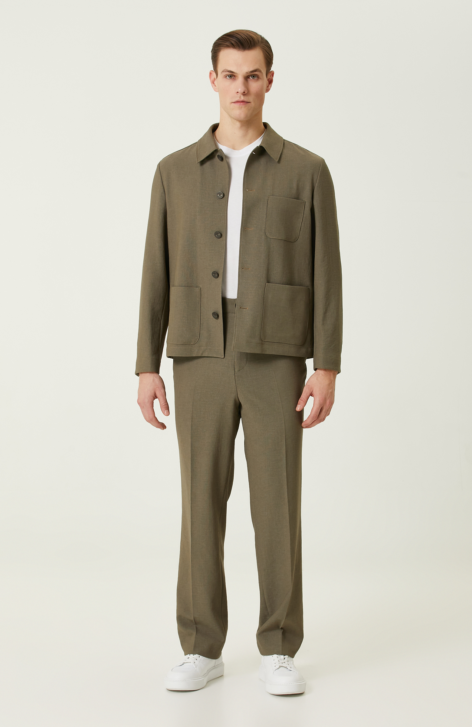 Haki Armürlü Pantolon