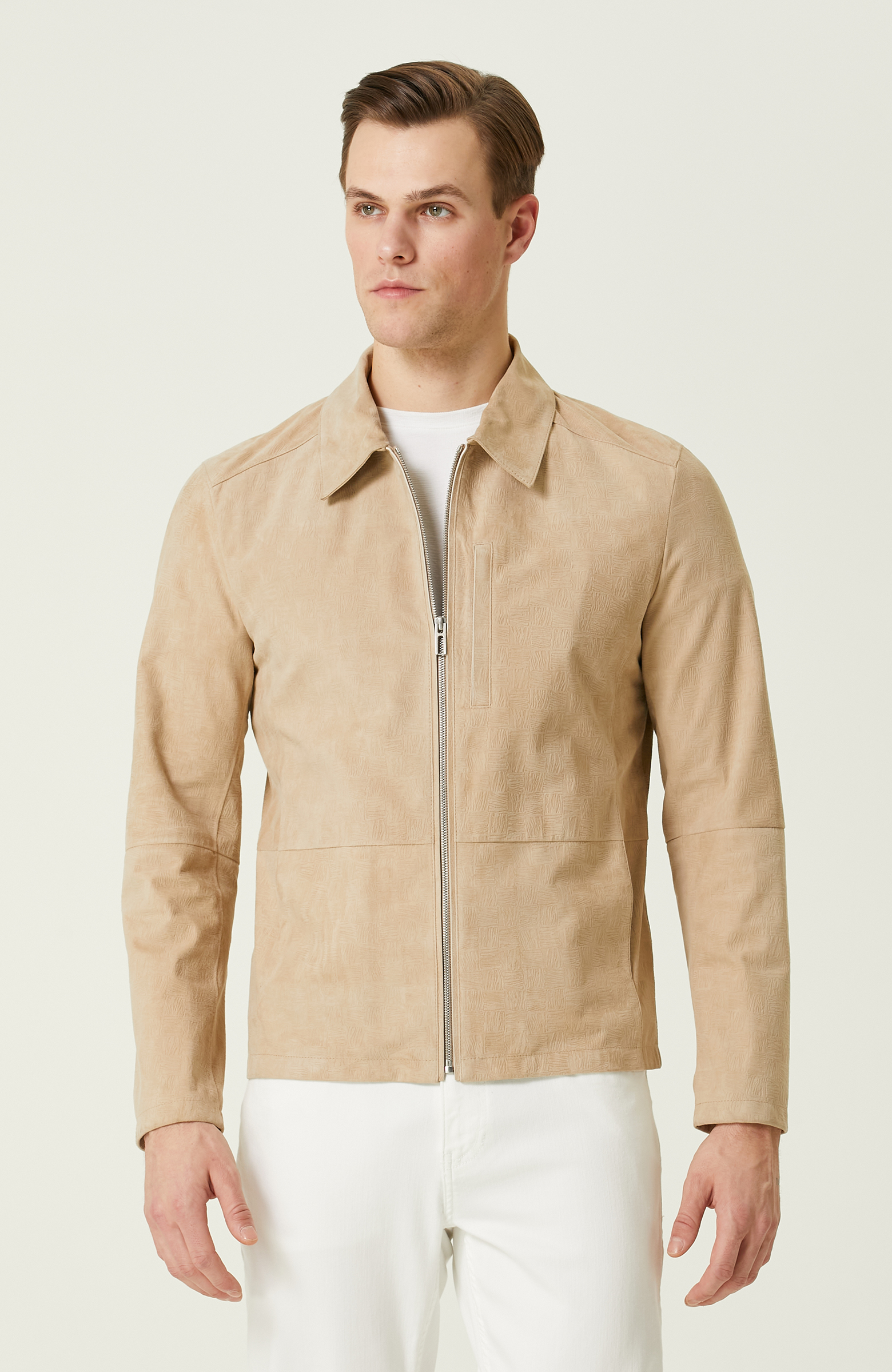  Limited Bej Süet Mont