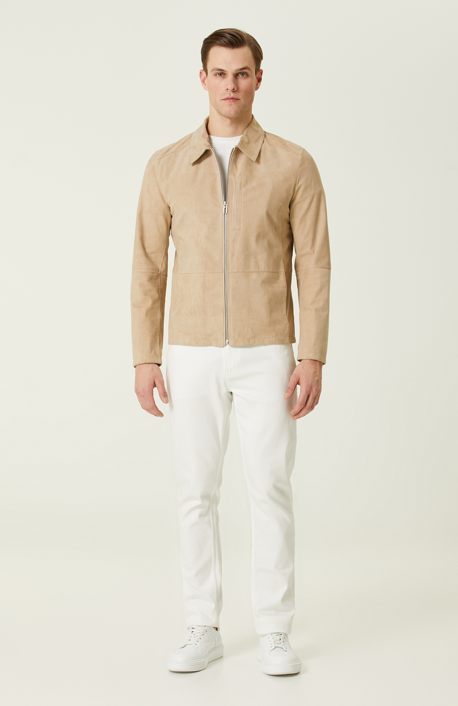  Limited Bej Süet Mont