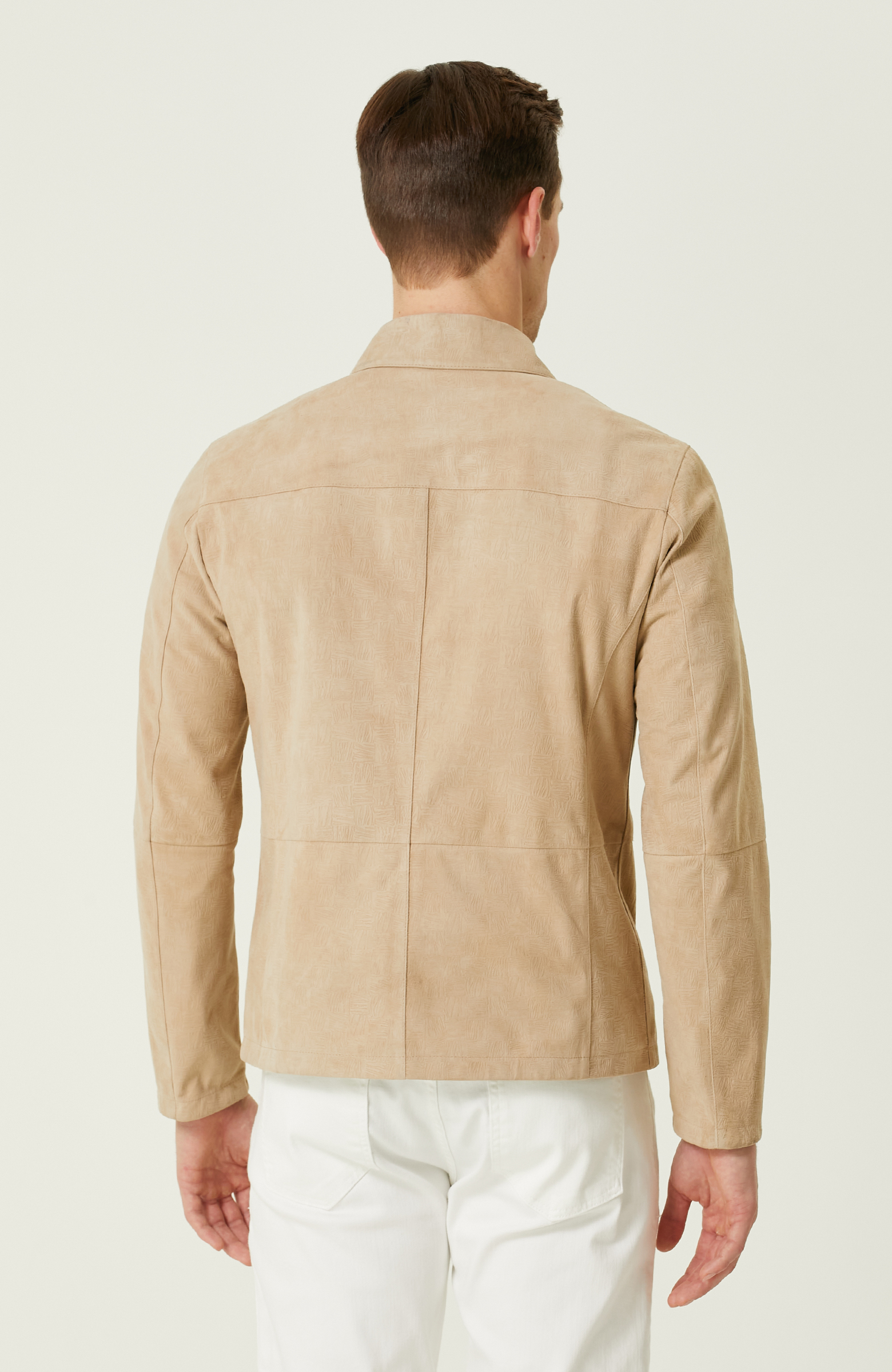  Limited Bej Süet Mont